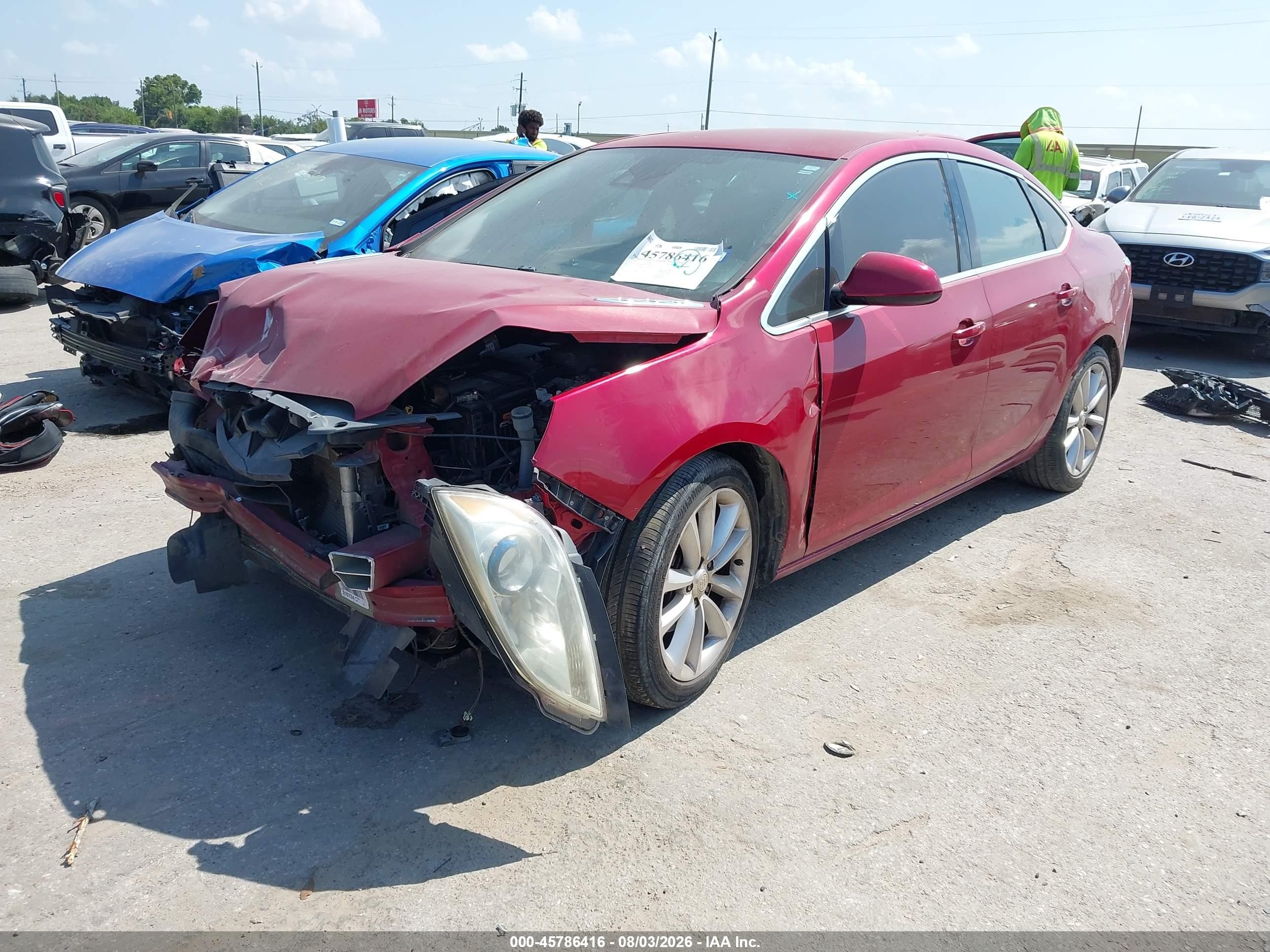 2015 Buick Verano Convenience Group Red vin: 1G4PR5SK8F4172306