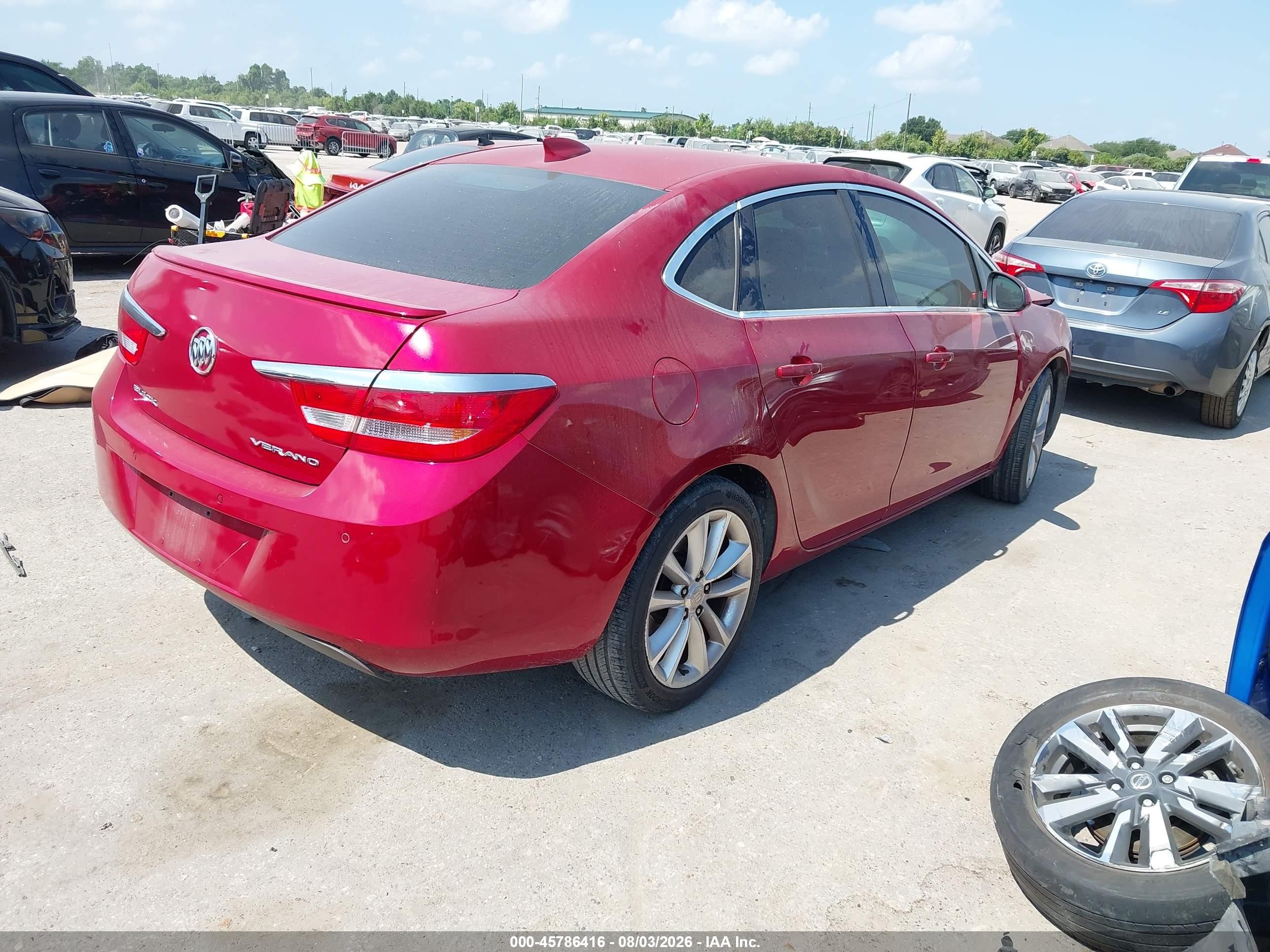 2015 Buick Verano Convenience Group Red vin: 1G4PR5SK8F4172306
