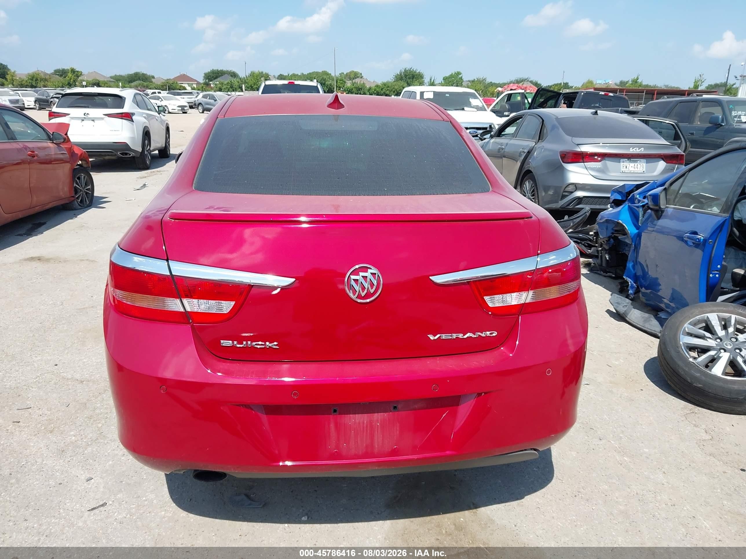 2015 Buick Verano Convenience Group Red vin: 1G4PR5SK8F4172306