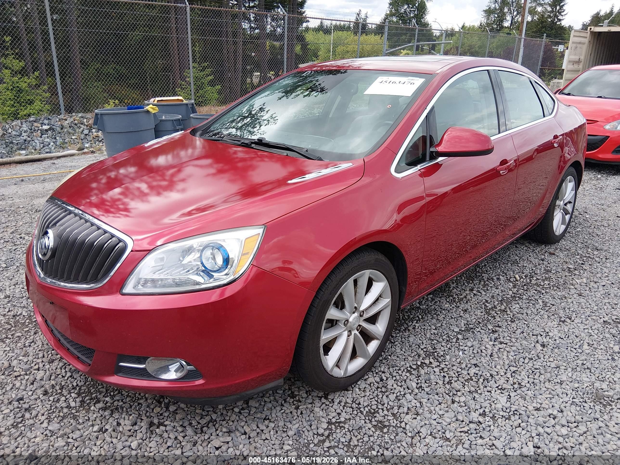 2015 Buick Verano Convenience Group Red vin: 1G4PR5SK8F4182544