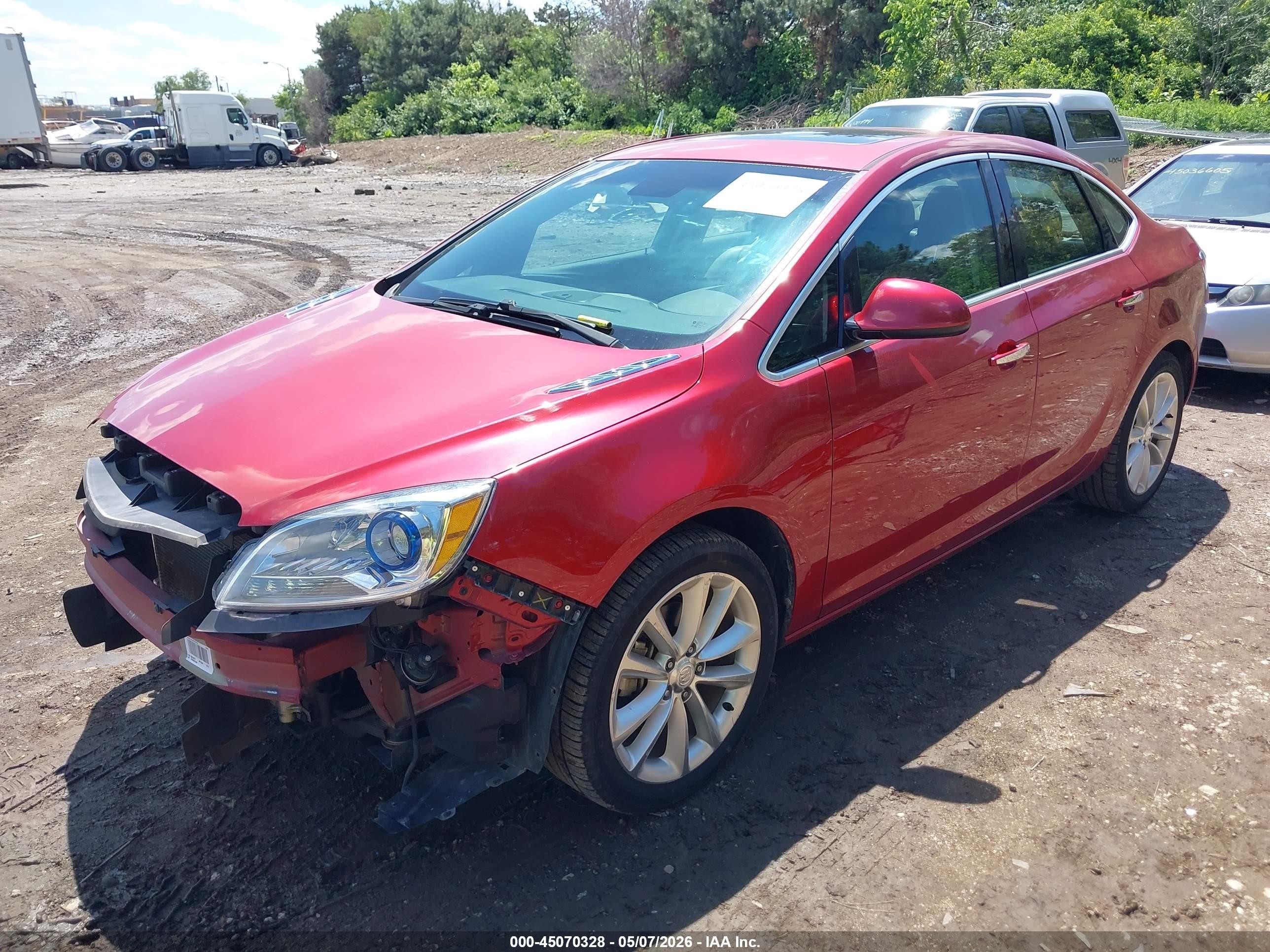 2012 Buick Verano Convenience Group Red vin: 1G4PR5SK9C4103684