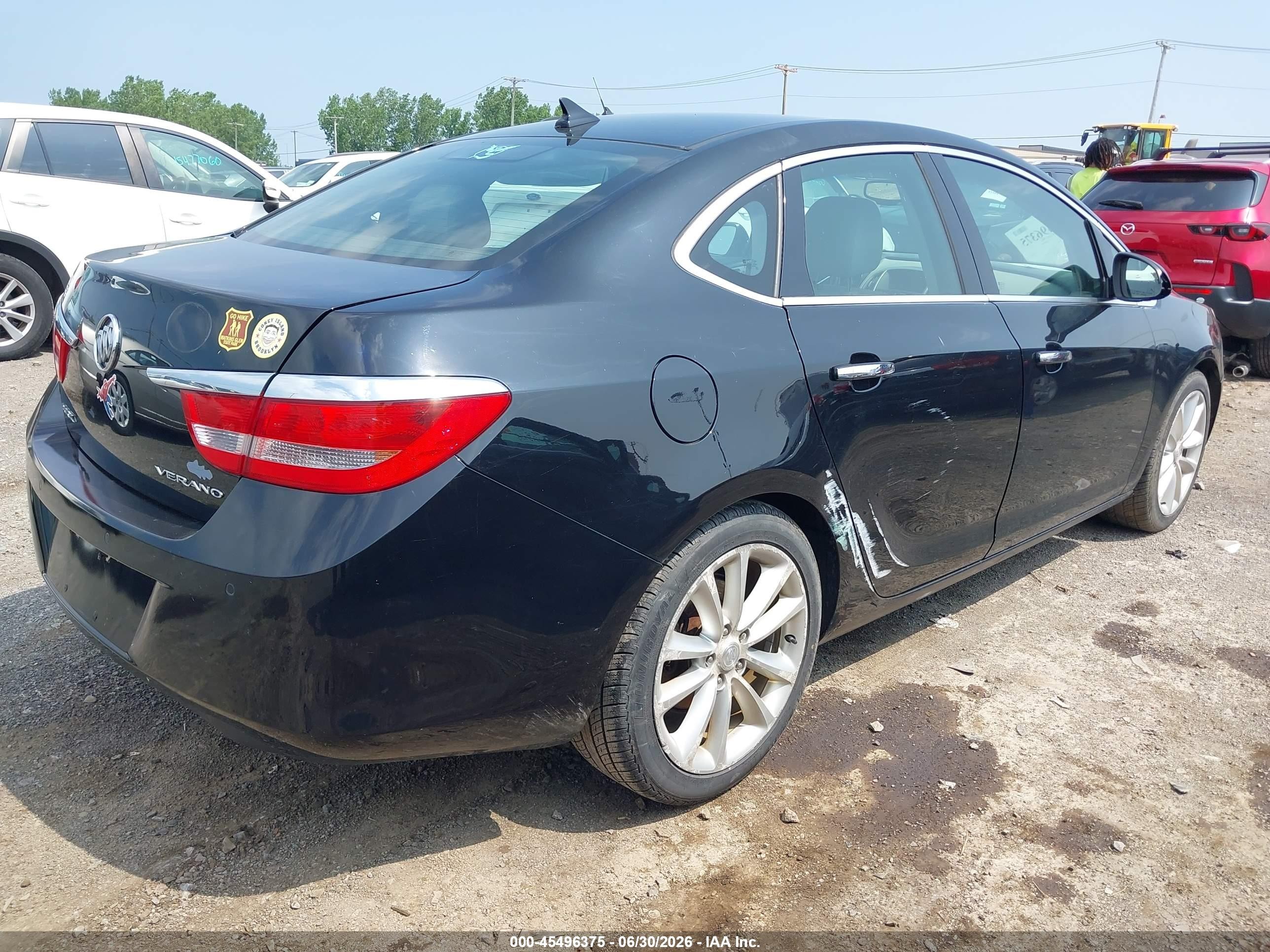 2012 Buick Verano Convenience Group Black vin: 1G4PR5SK9C4128259