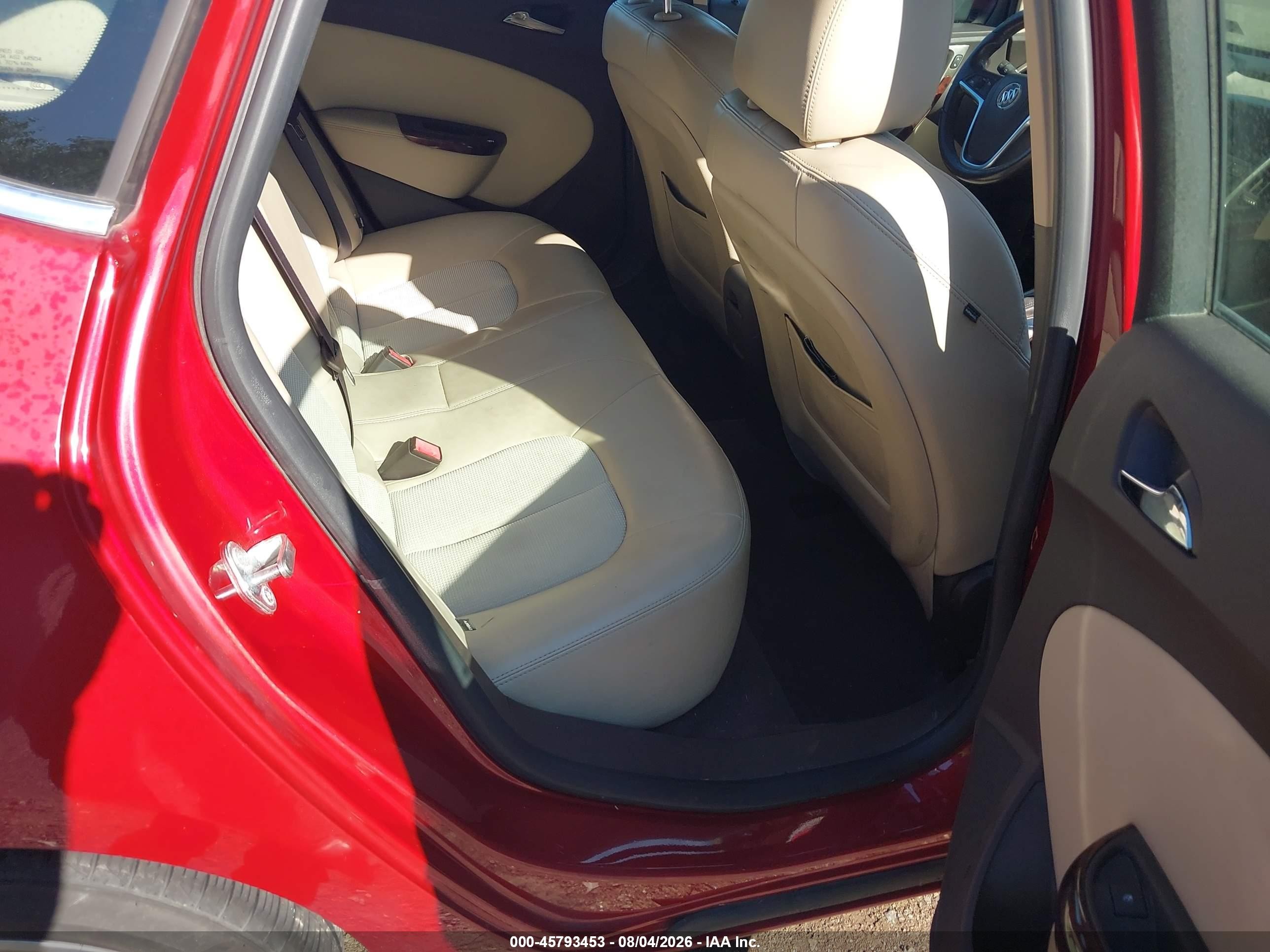 2012 Buick Verano Convenience Group Red vin: 1G4PR5SK9C4165425