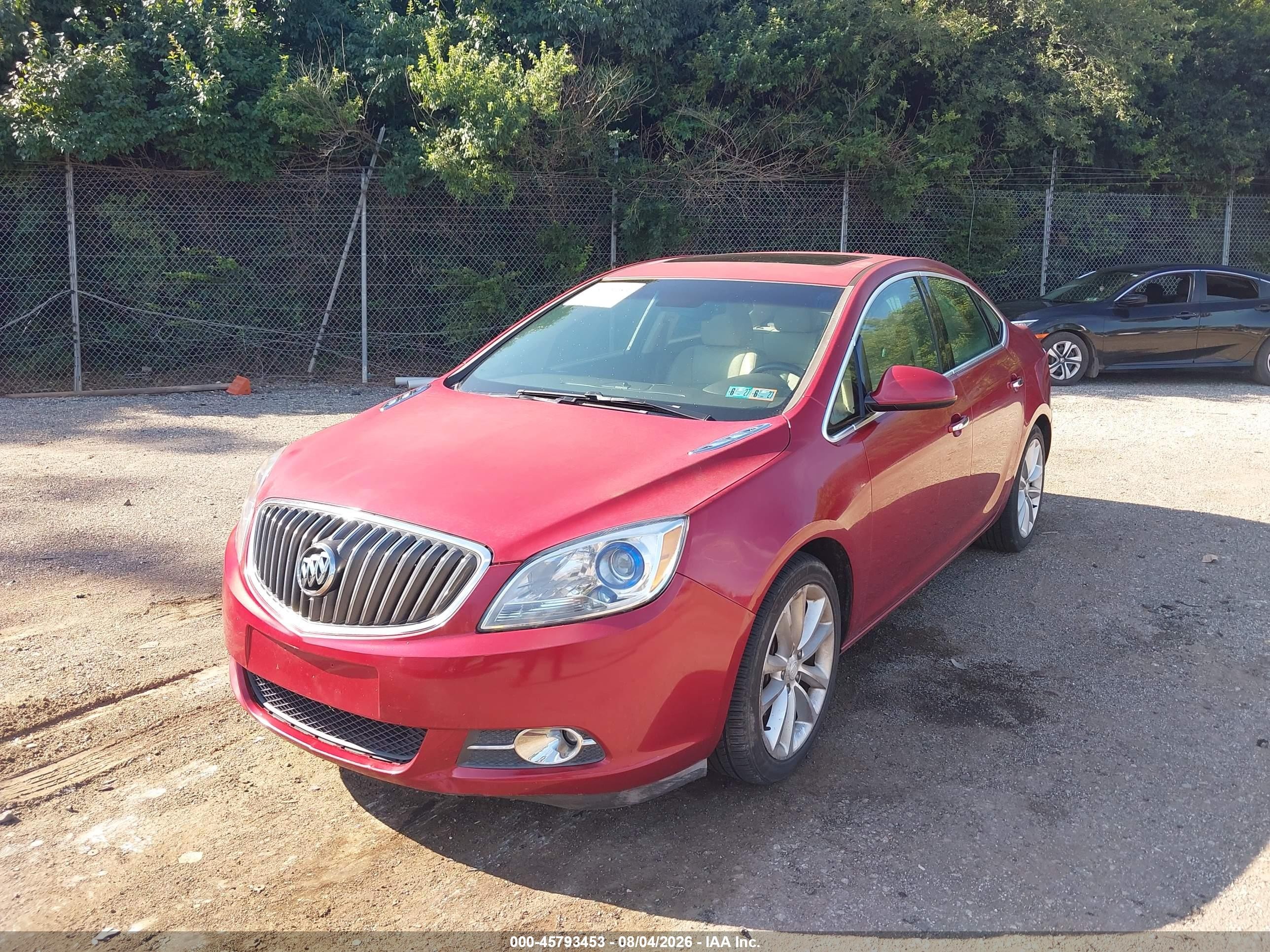2012 Buick Verano Convenience Group Red vin: 1G4PR5SK9C4165425