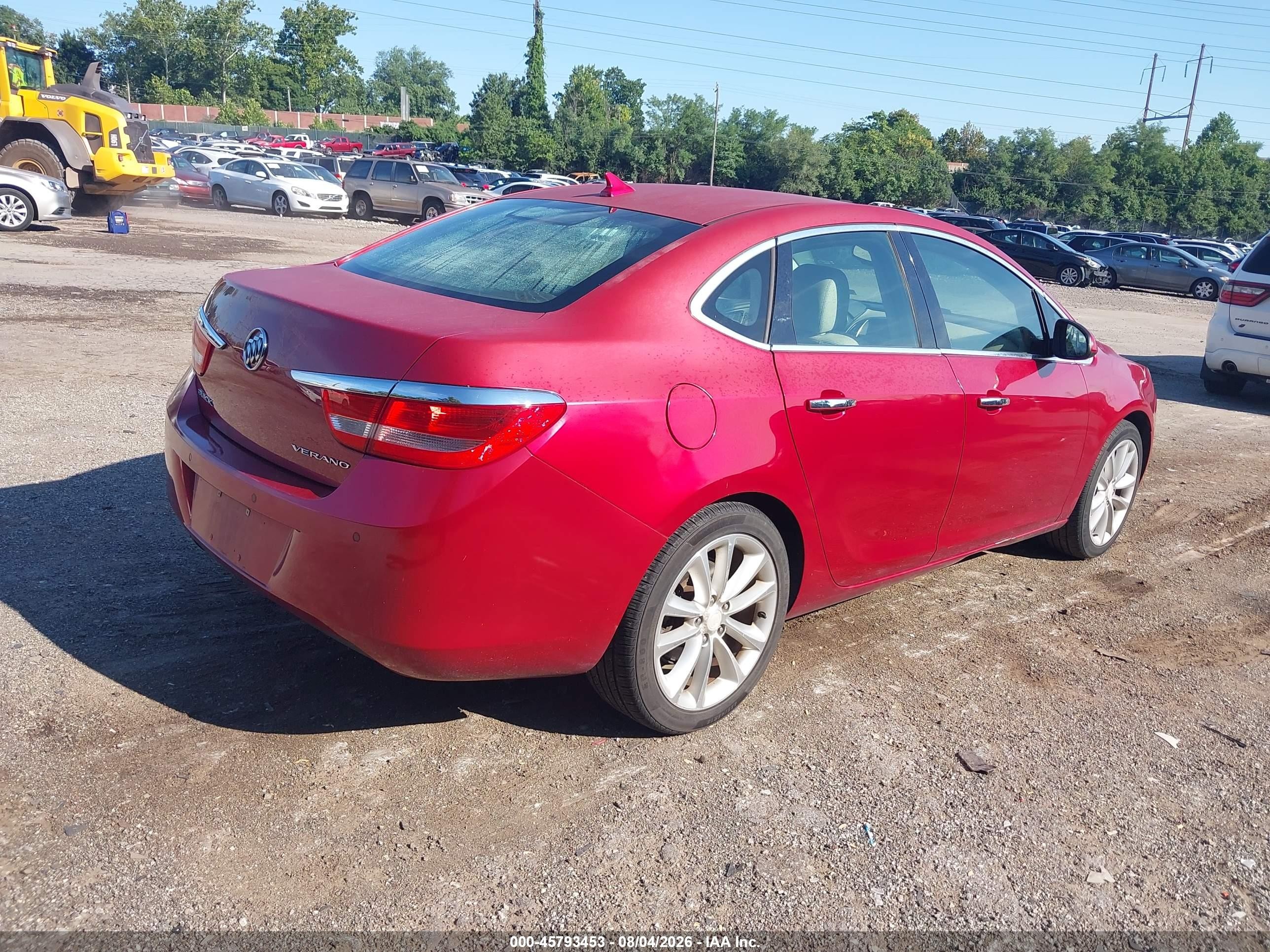 2012 Buick Verano Convenience Group Red vin: 1G4PR5SK9C4165425