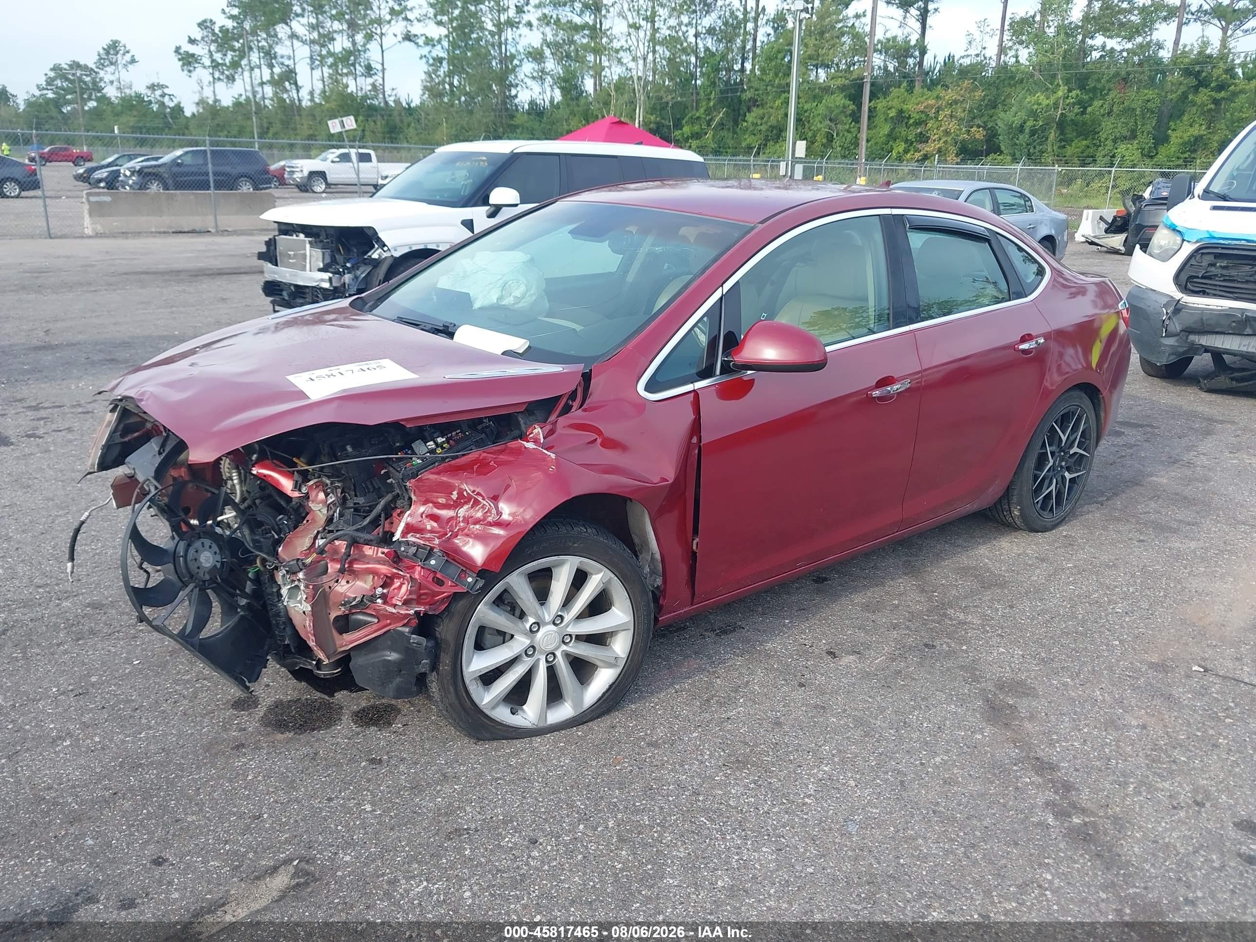 2012 Buick Verano Convenience Group Red vin: 1G4PR5SK9C4201565