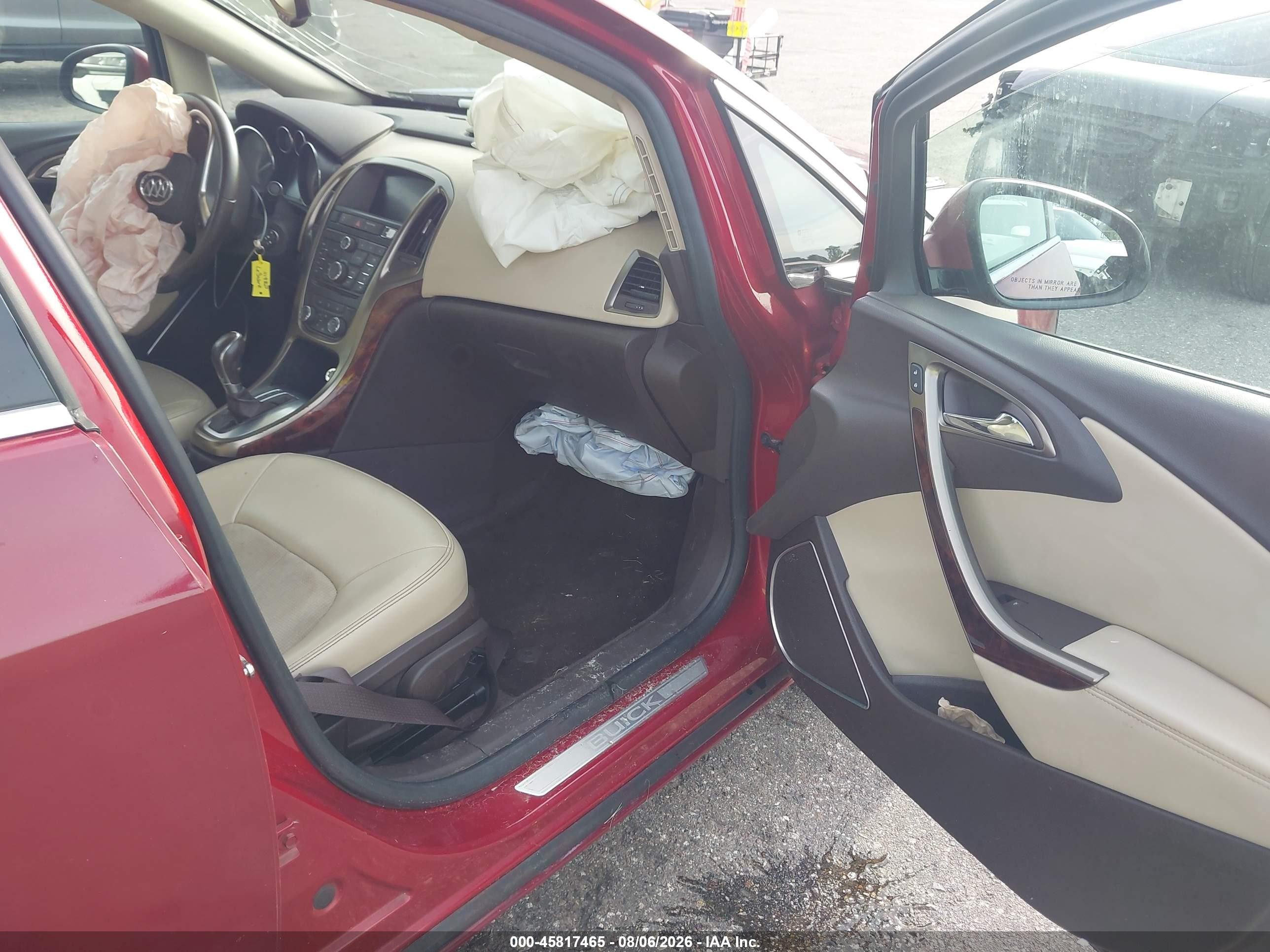 2012 Buick Verano Convenience Group Red vin: 1G4PR5SK9C4201565