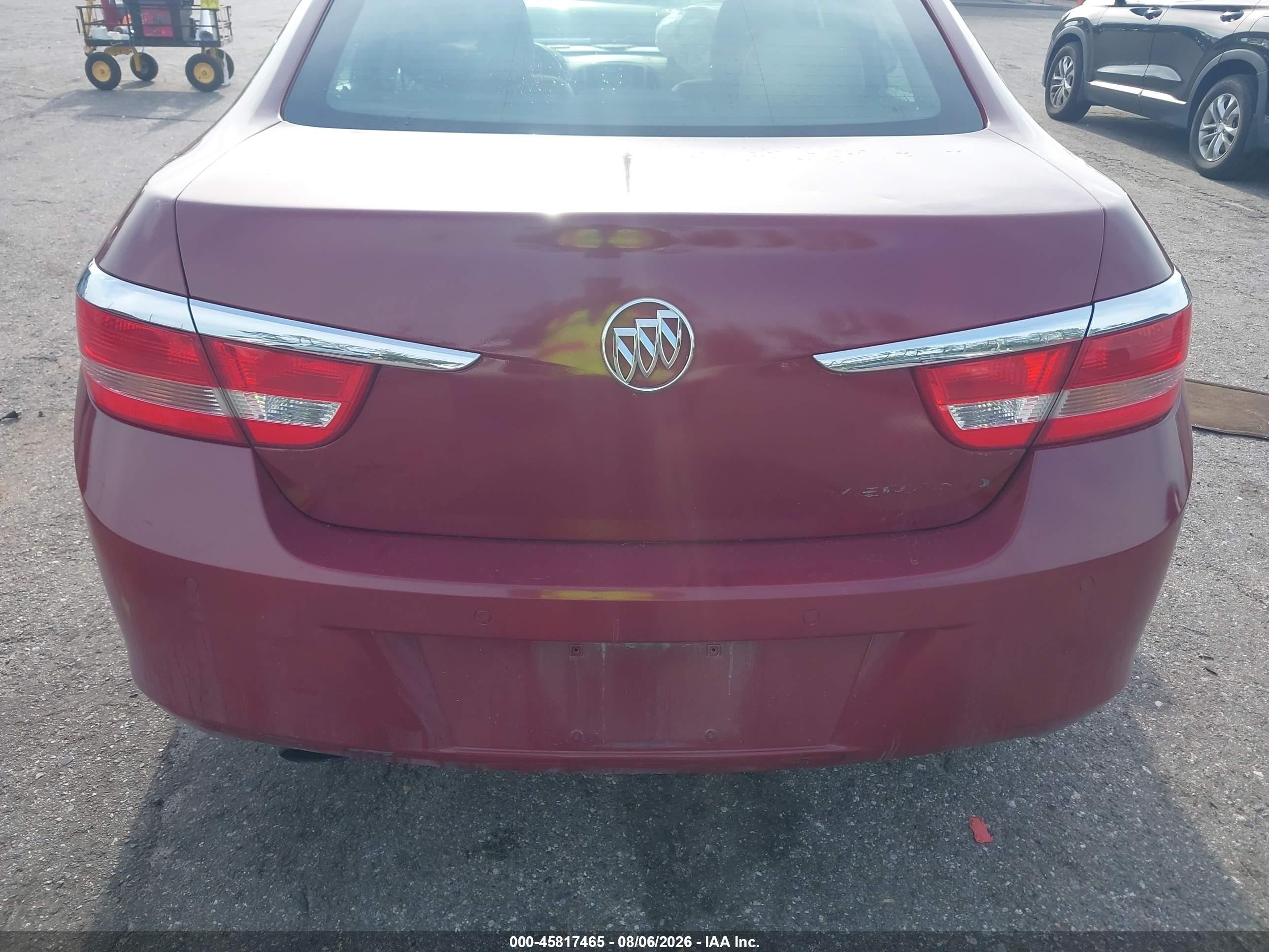 2012 Buick Verano Convenience Group Red vin: 1G4PR5SK9C4201565