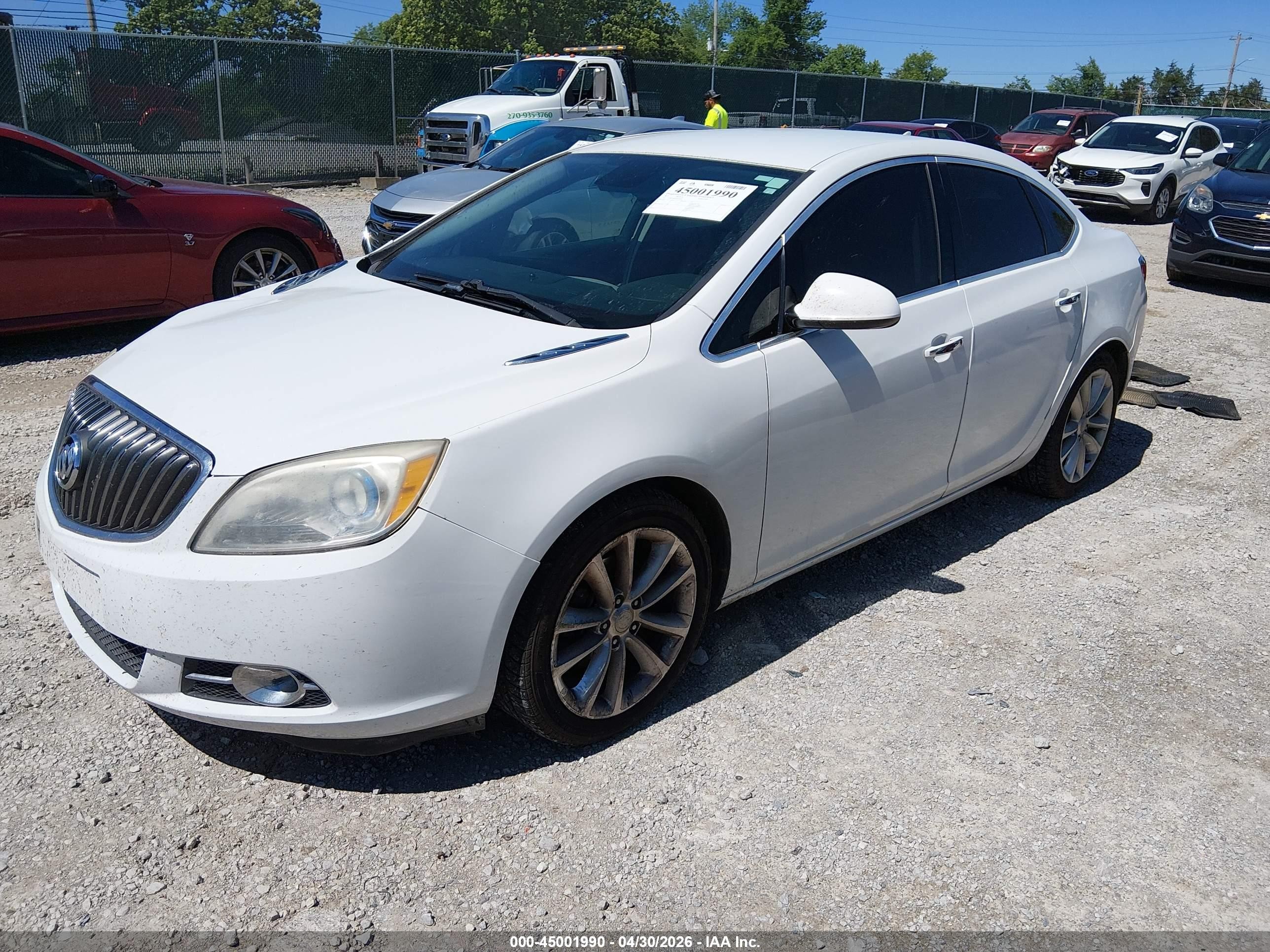 2013 Buick Verano Convenience Group White vin: 1G4PR5SK9D4114802