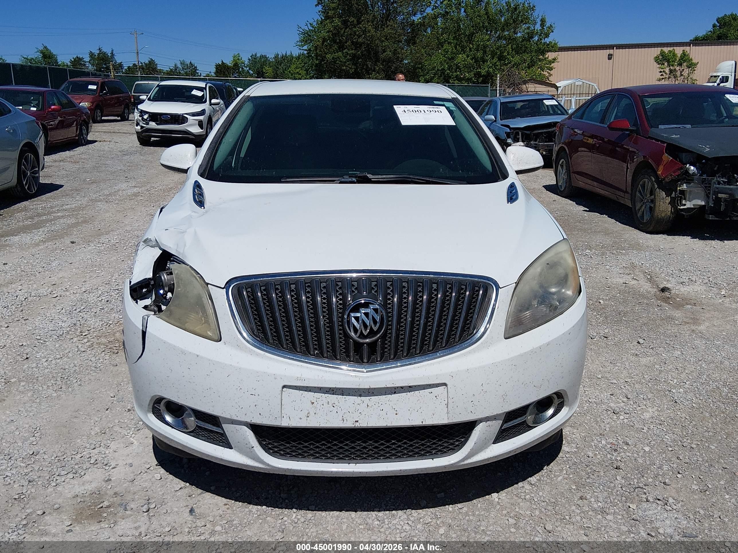 2013 Buick Verano Convenience Group White vin: 1G4PR5SK9D4114802