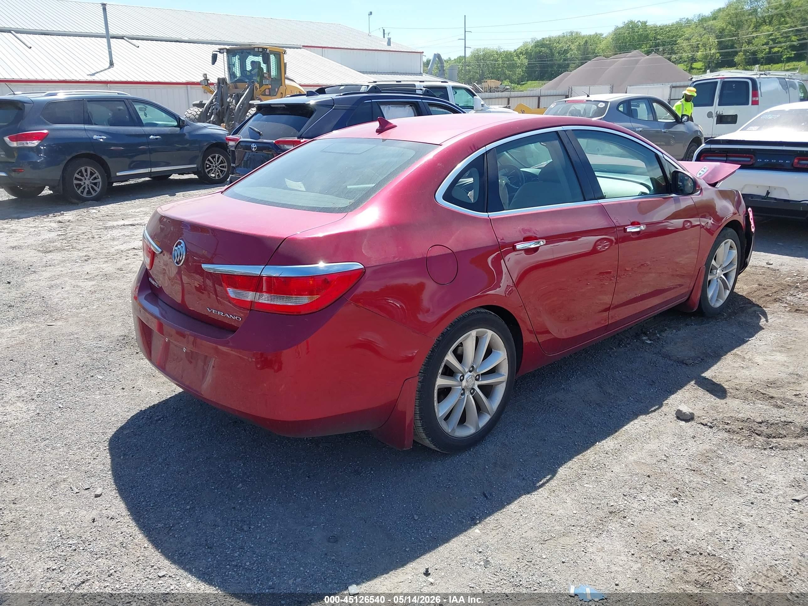 2013 Buick Verano Convenience Group Red vin: 1G4PR5SK9D4146293