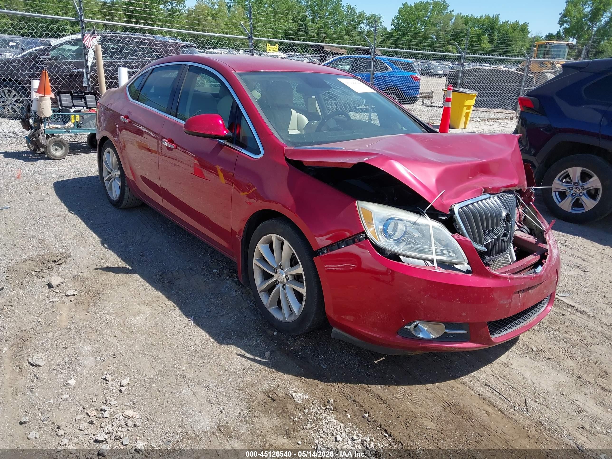 2013 Buick Verano Convenience Group Red vin: 1G4PR5SK9D4146293