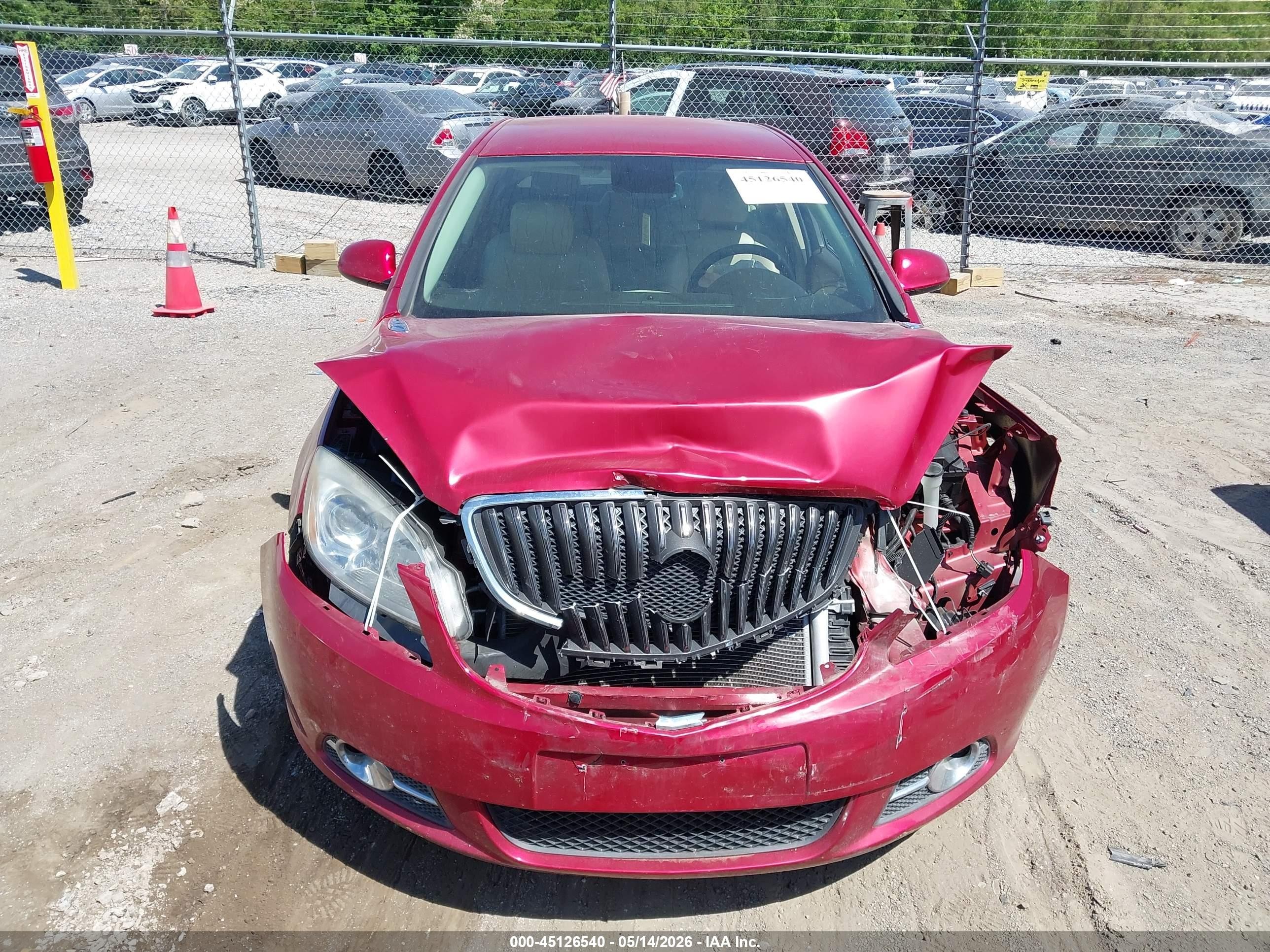 2013 Buick Verano Convenience Group Red vin: 1G4PR5SK9D4146293