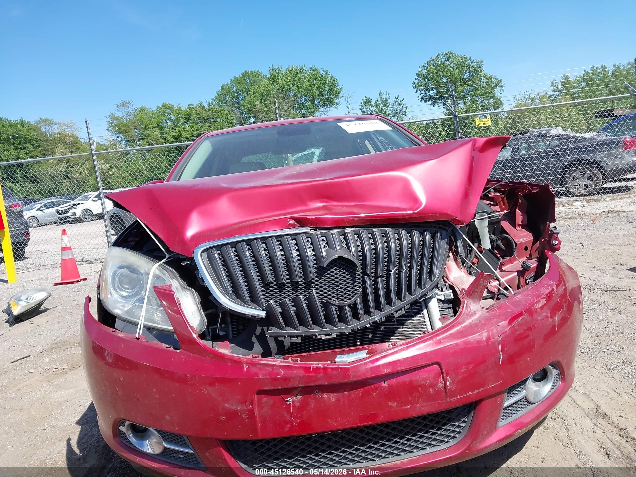 2013 Buick Verano Convenience Group Red vin: 1G4PR5SK9D4146293