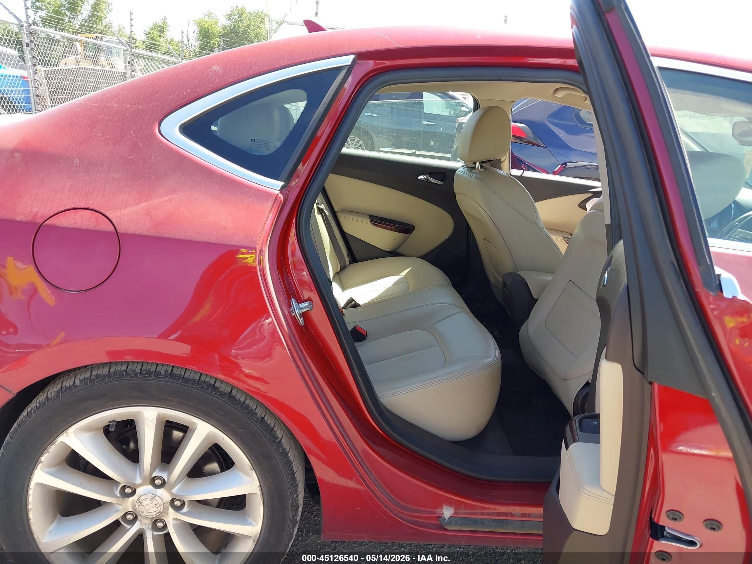 2013 Buick Verano Convenience Group Red vin: 1G4PR5SK9D4146293
