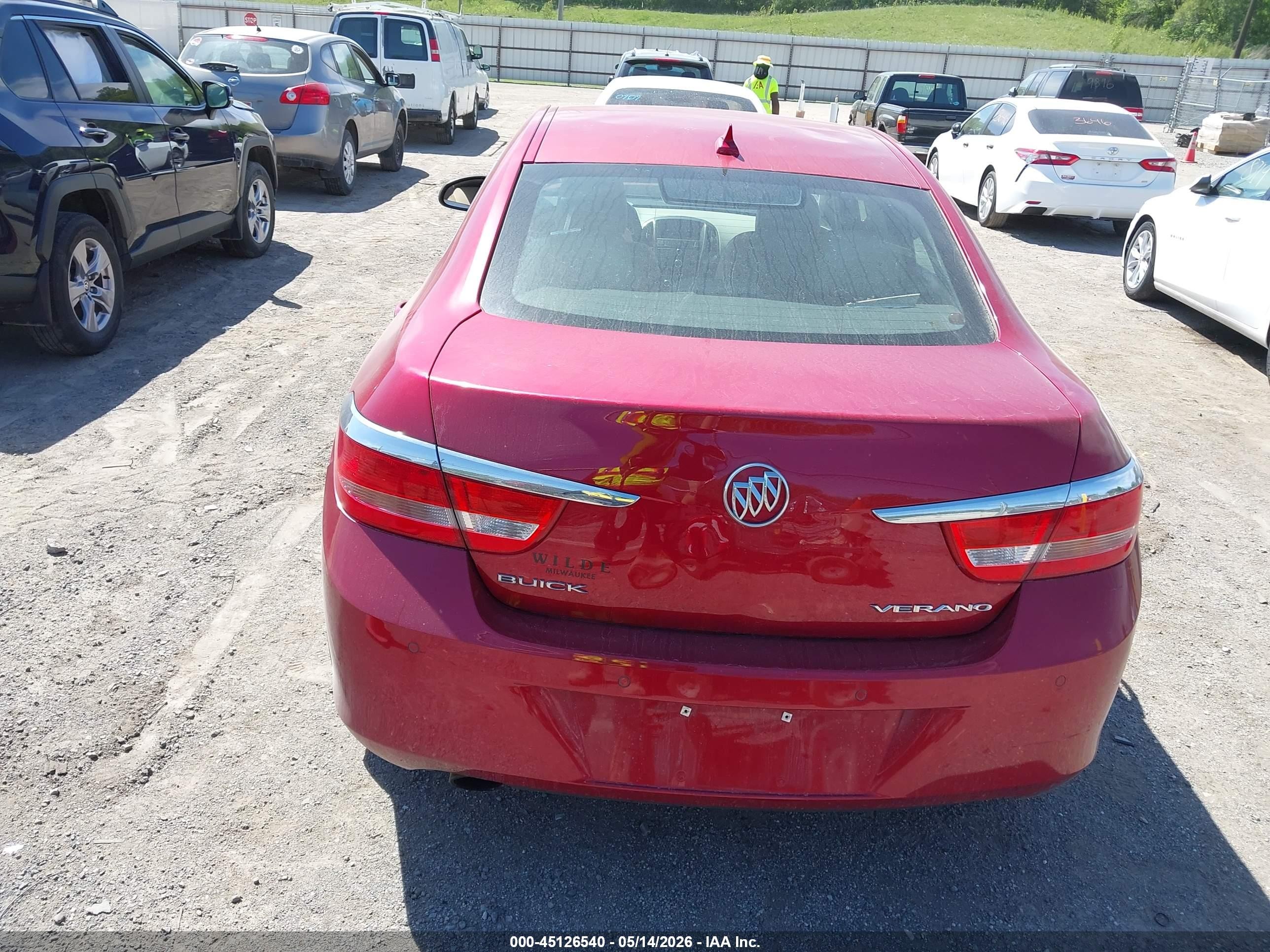 2013 Buick Verano Convenience Group Red vin: 1G4PR5SK9D4146293