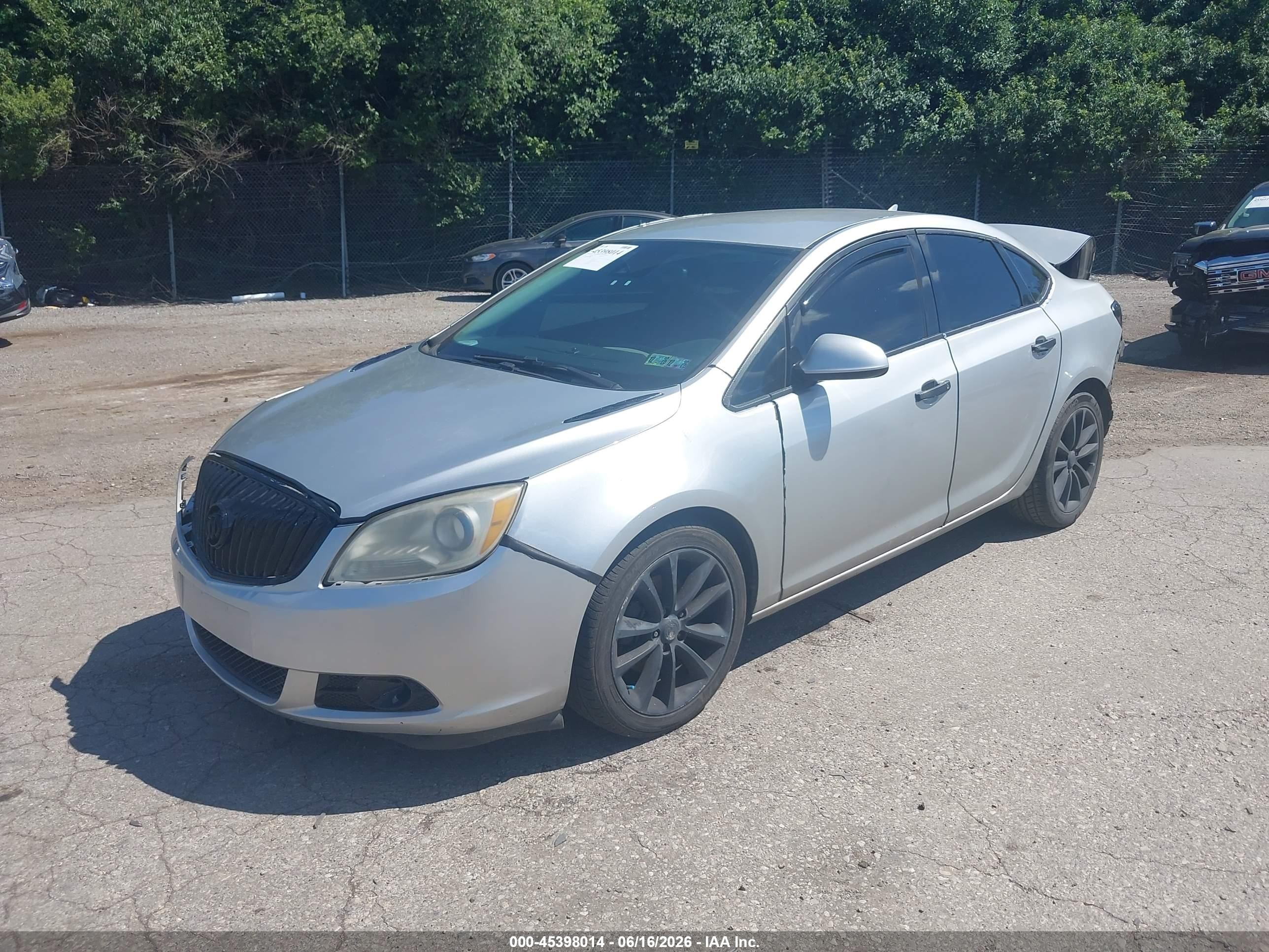 2014 Buick Verano Convenience Group Silver vin: 1G4PR5SK9E4172846