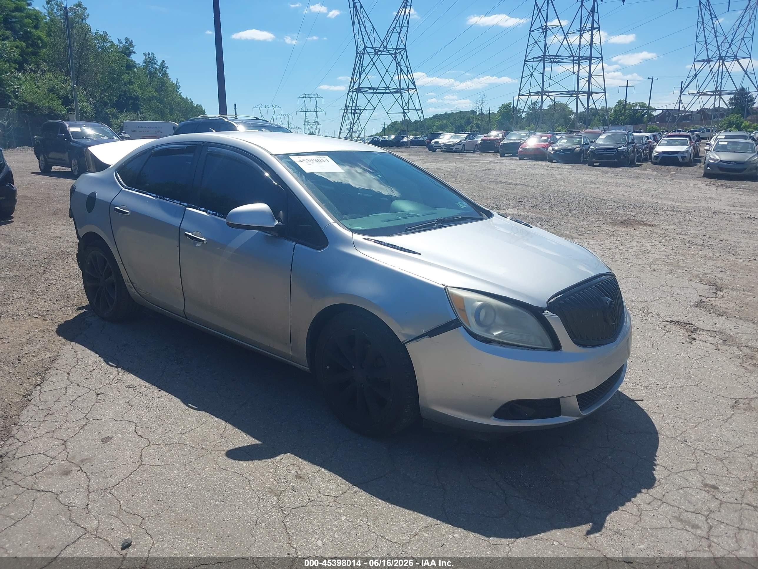 2014 Buick Verano Convenience Group Silver vin: 1G4PR5SK9E4172846