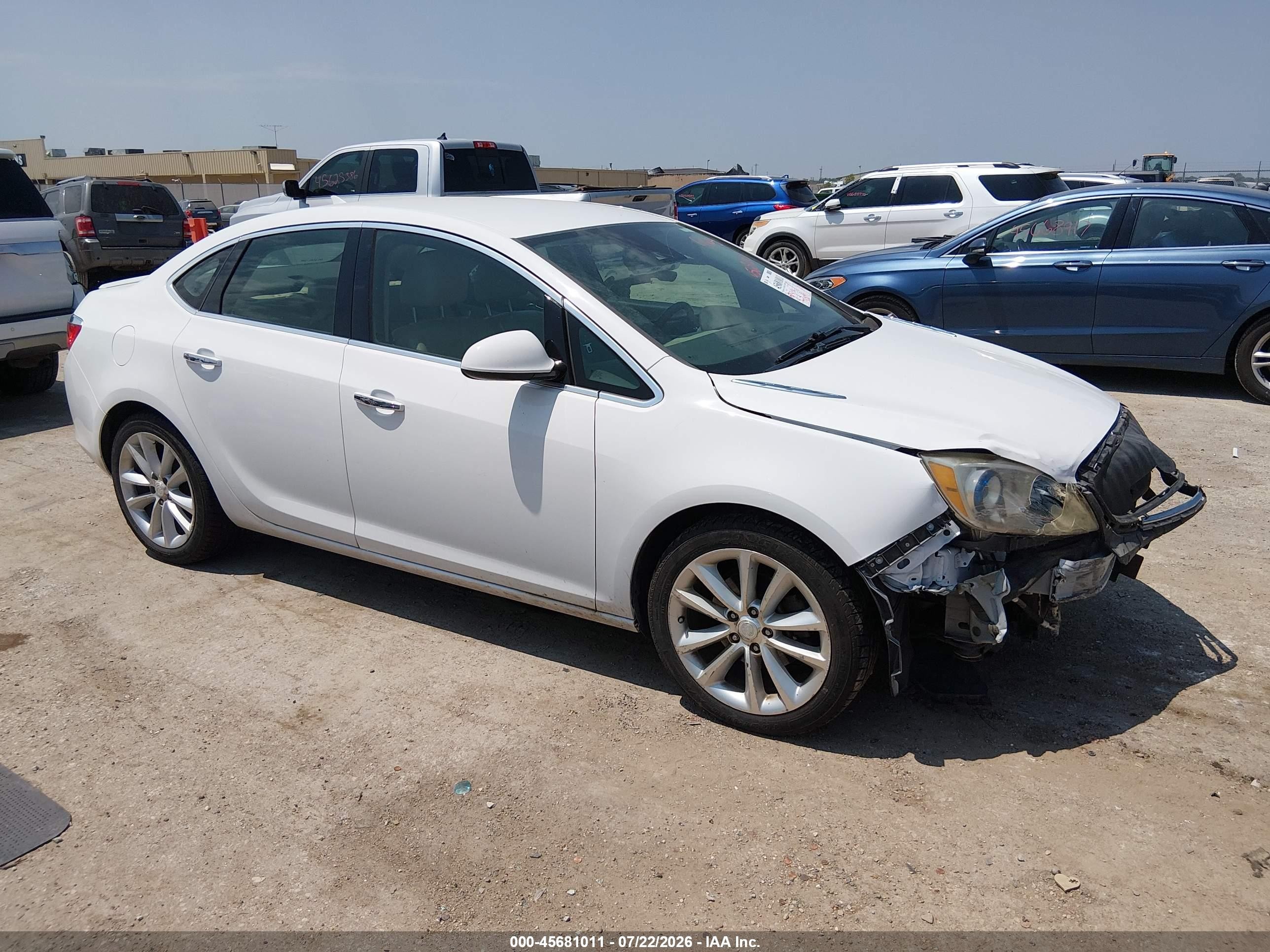 2014 Buick Verano Convenience Group White vin: 1G4PR5SK9E4176282