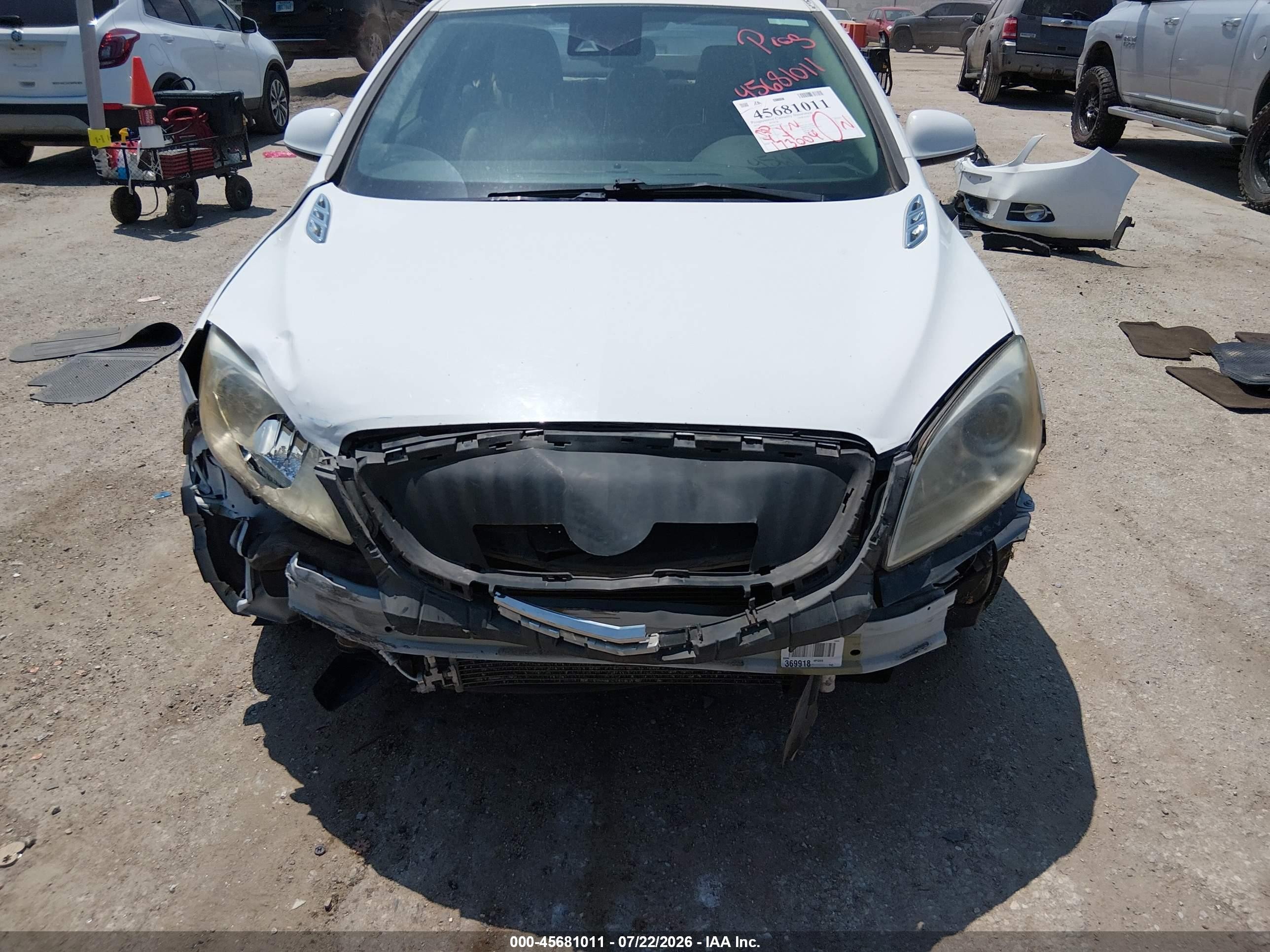 2014 Buick Verano Convenience Group White vin: 1G4PR5SK9E4176282