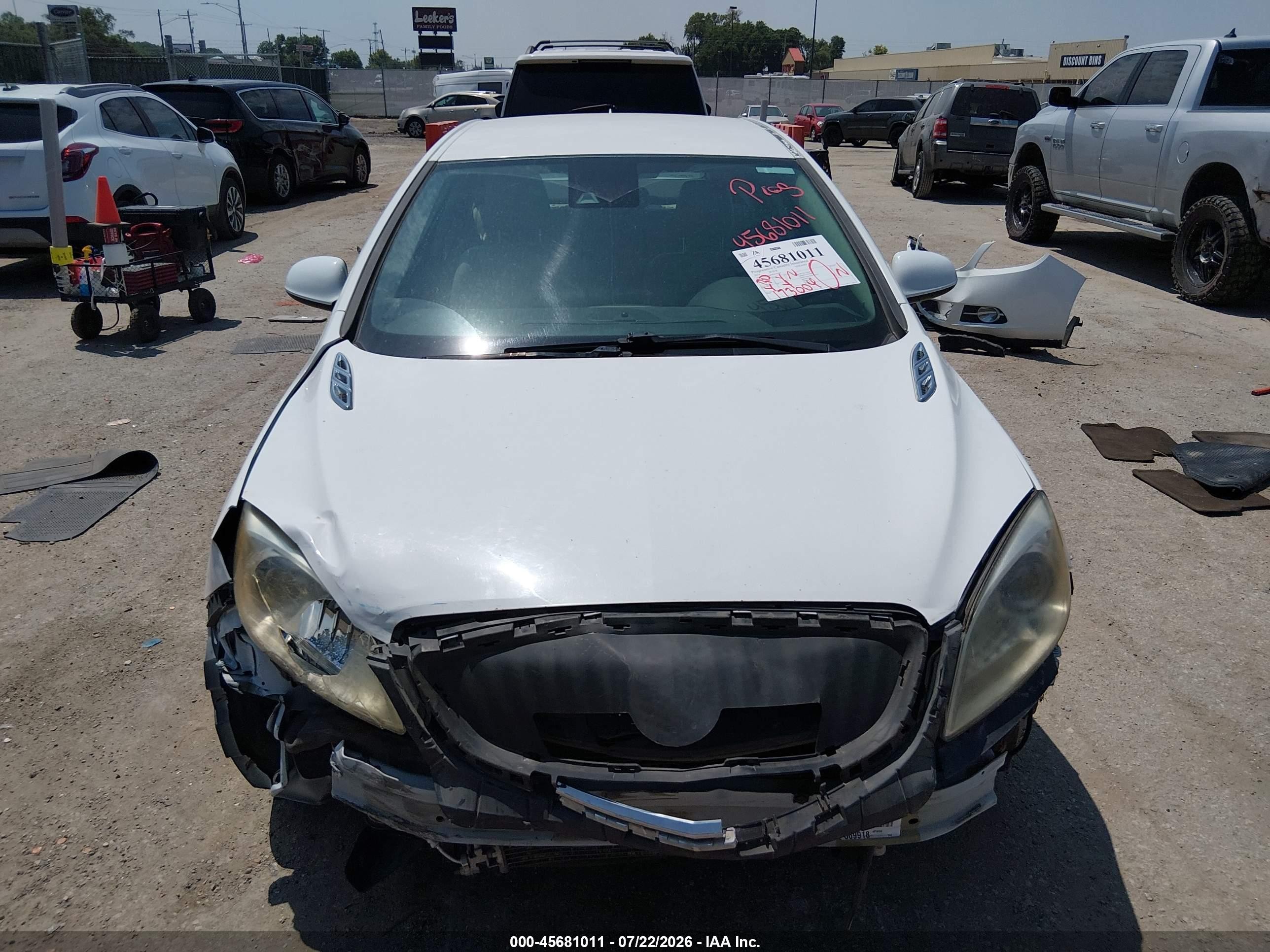 2014 Buick Verano Convenience Group White vin: 1G4PR5SK9E4176282