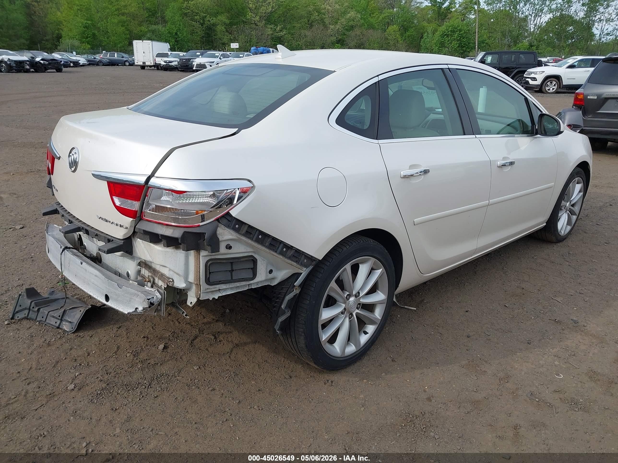2014 Buick Verano Convenience Group Белый vin: 1G4PR5SK9E4198430