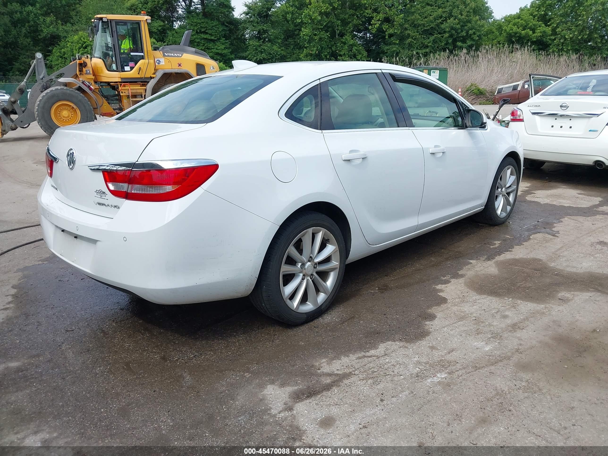 2015 Buick Verano Convenience Group White vin: 1G4PR5SK9F4113832