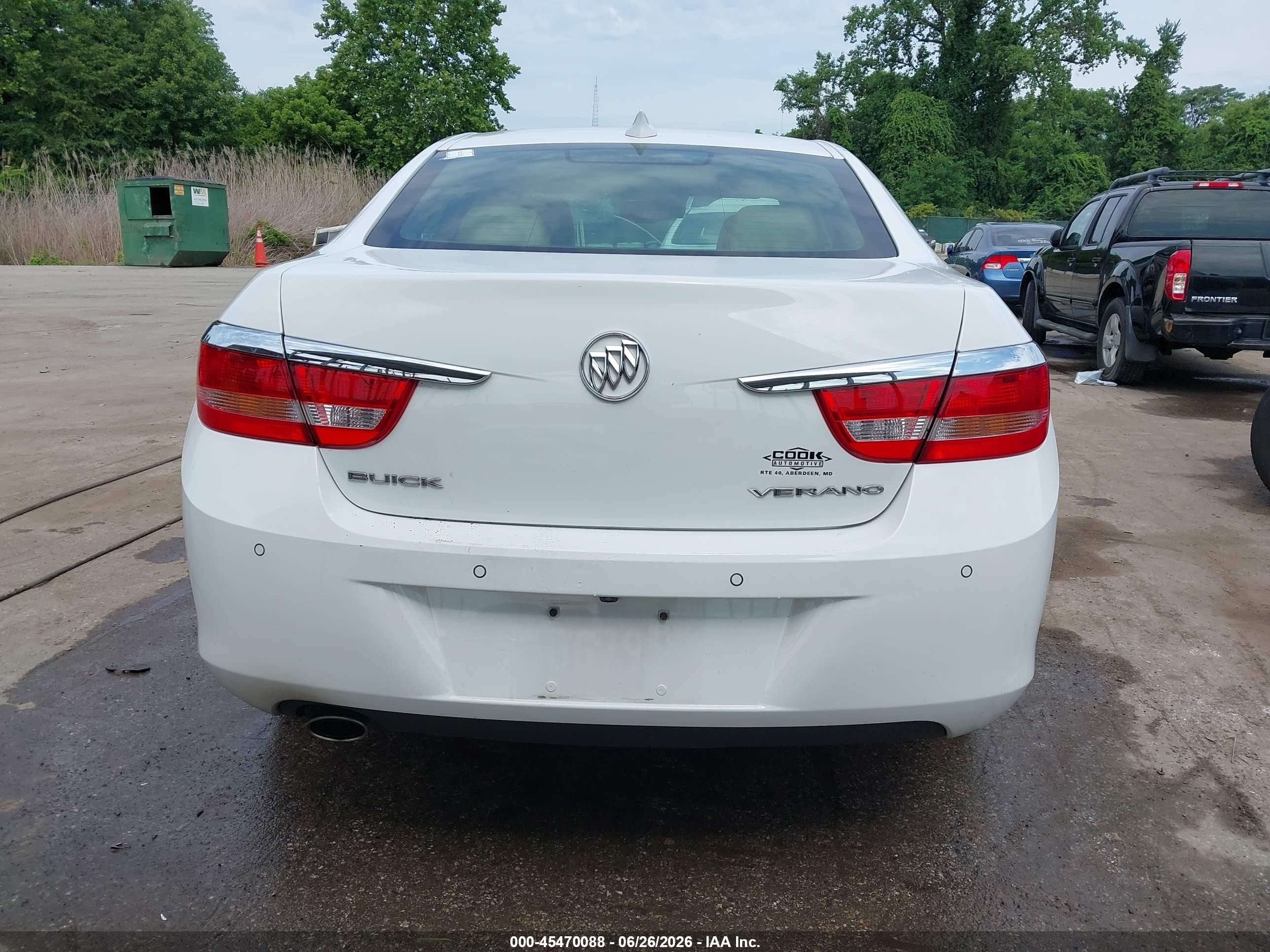2015 Buick Verano Convenience Group White vin: 1G4PR5SK9F4113832