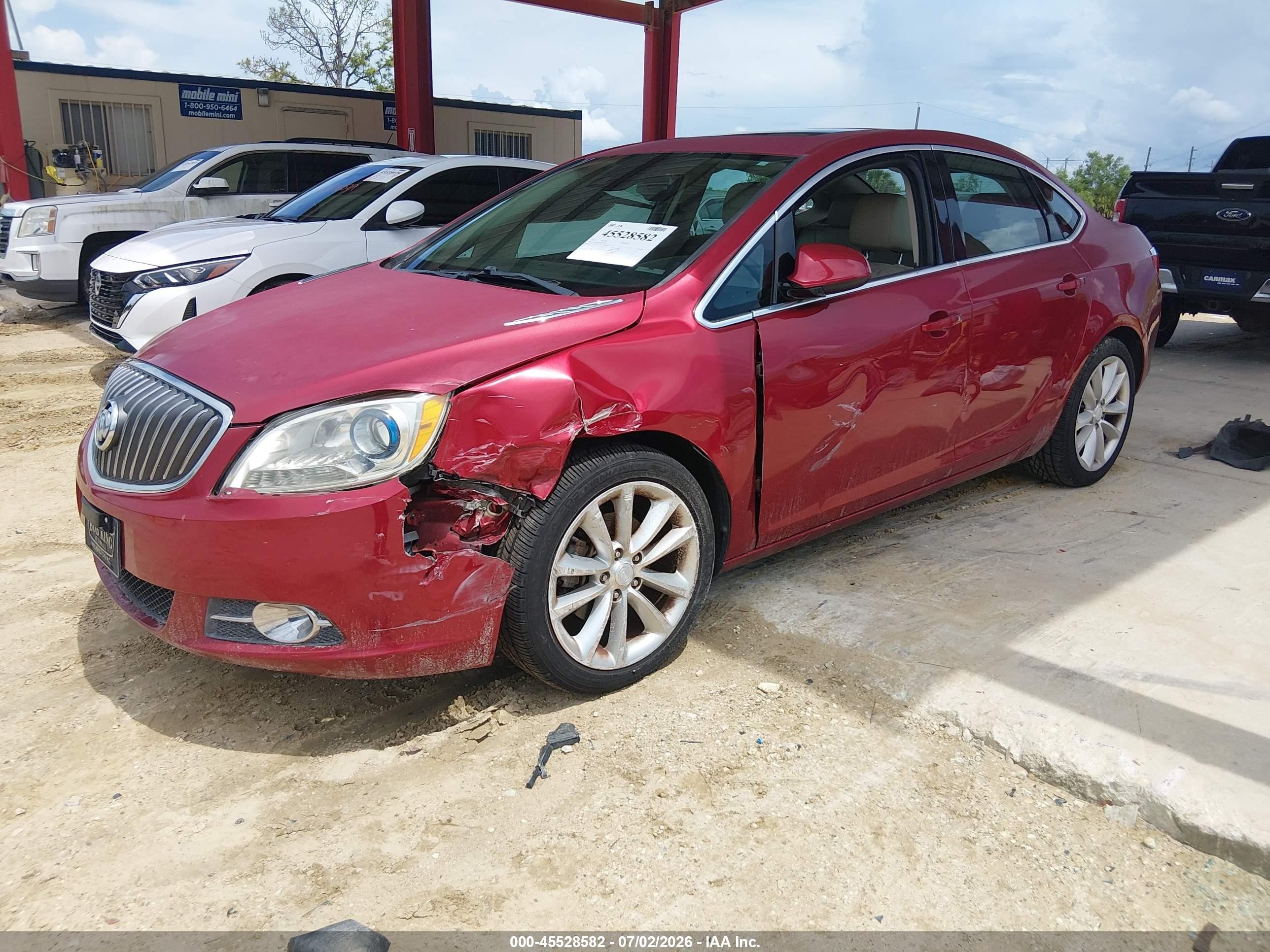 2015 Buick Verano Convenience Group Red vin: 1G4PR5SK9F4183363