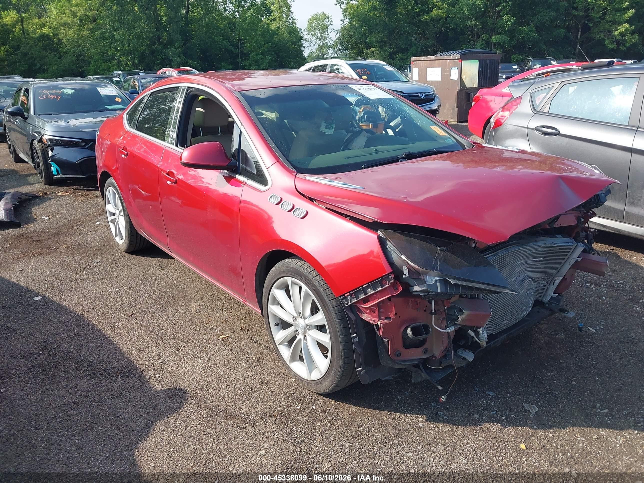 2015 Buick Verano Convenience Group Red vin: 1G4PR5SK9F4188563