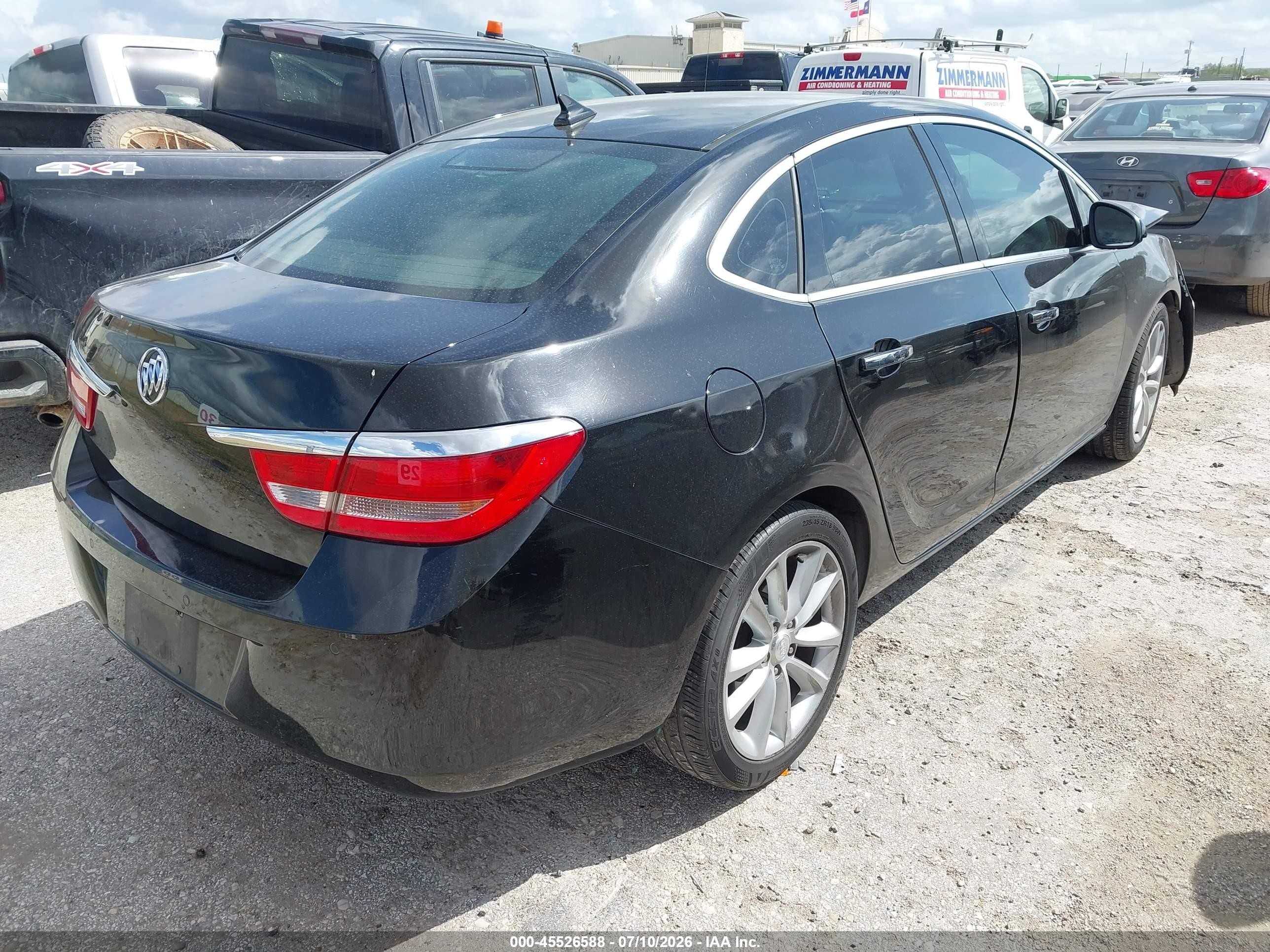 2012 Buick Verano Convenience Group Black vin: 1G4PR5SKXC4155356