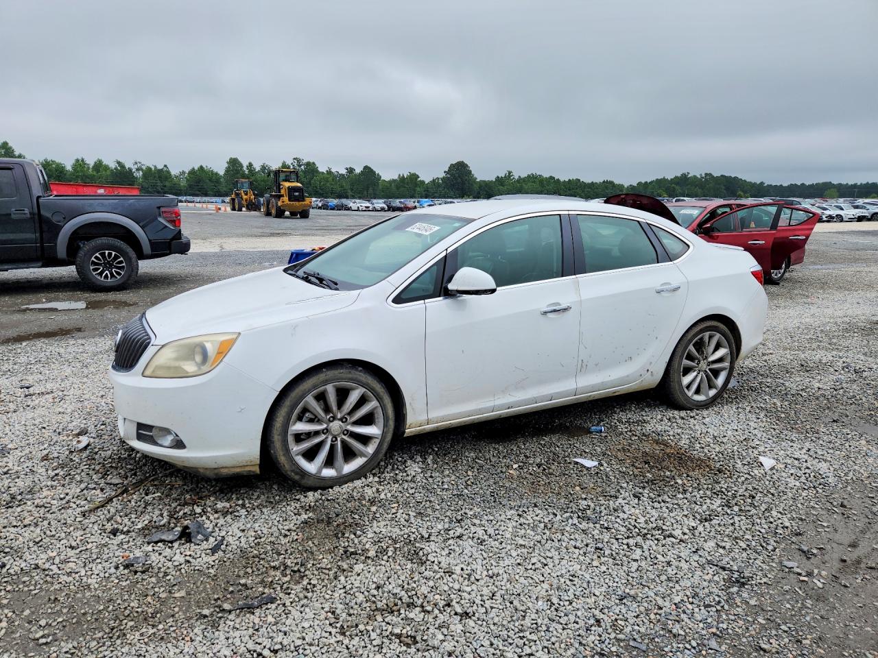 2012 Buick Verano Convenience White vin: 1G4PR5SKXC4174506