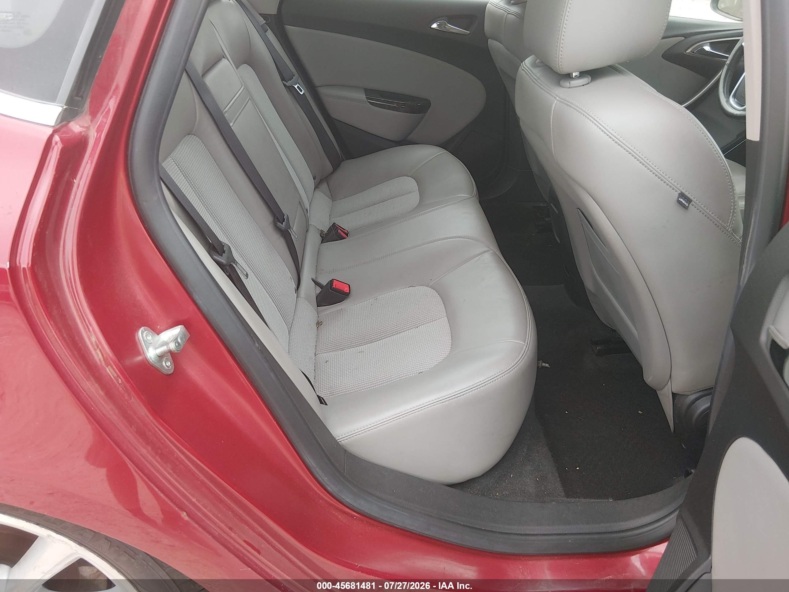 2013 Buick Verano Convenience Group Red vin: 1G4PR5SKXD4117286