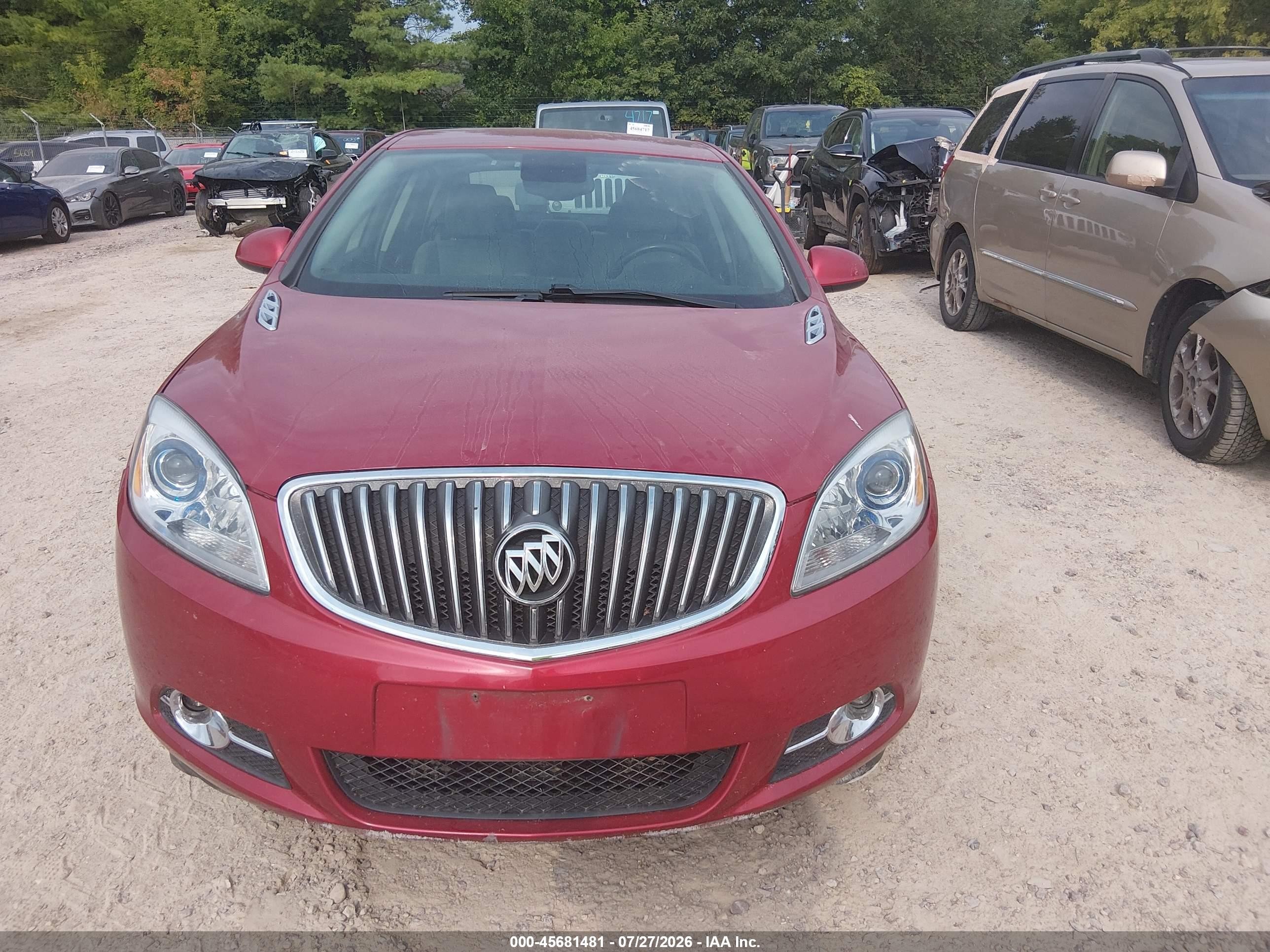 2013 Buick Verano Convenience Group Red vin: 1G4PR5SKXD4117286