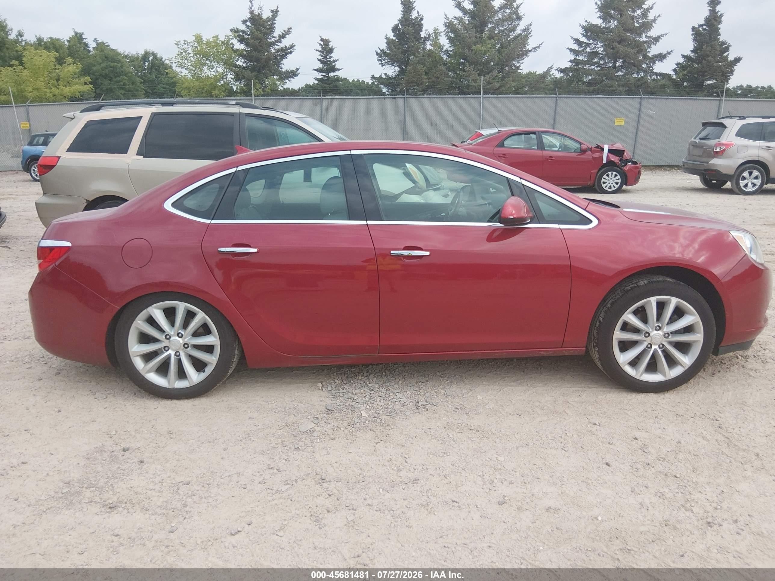 2013 Buick Verano Convenience Group Red vin: 1G4PR5SKXD4117286