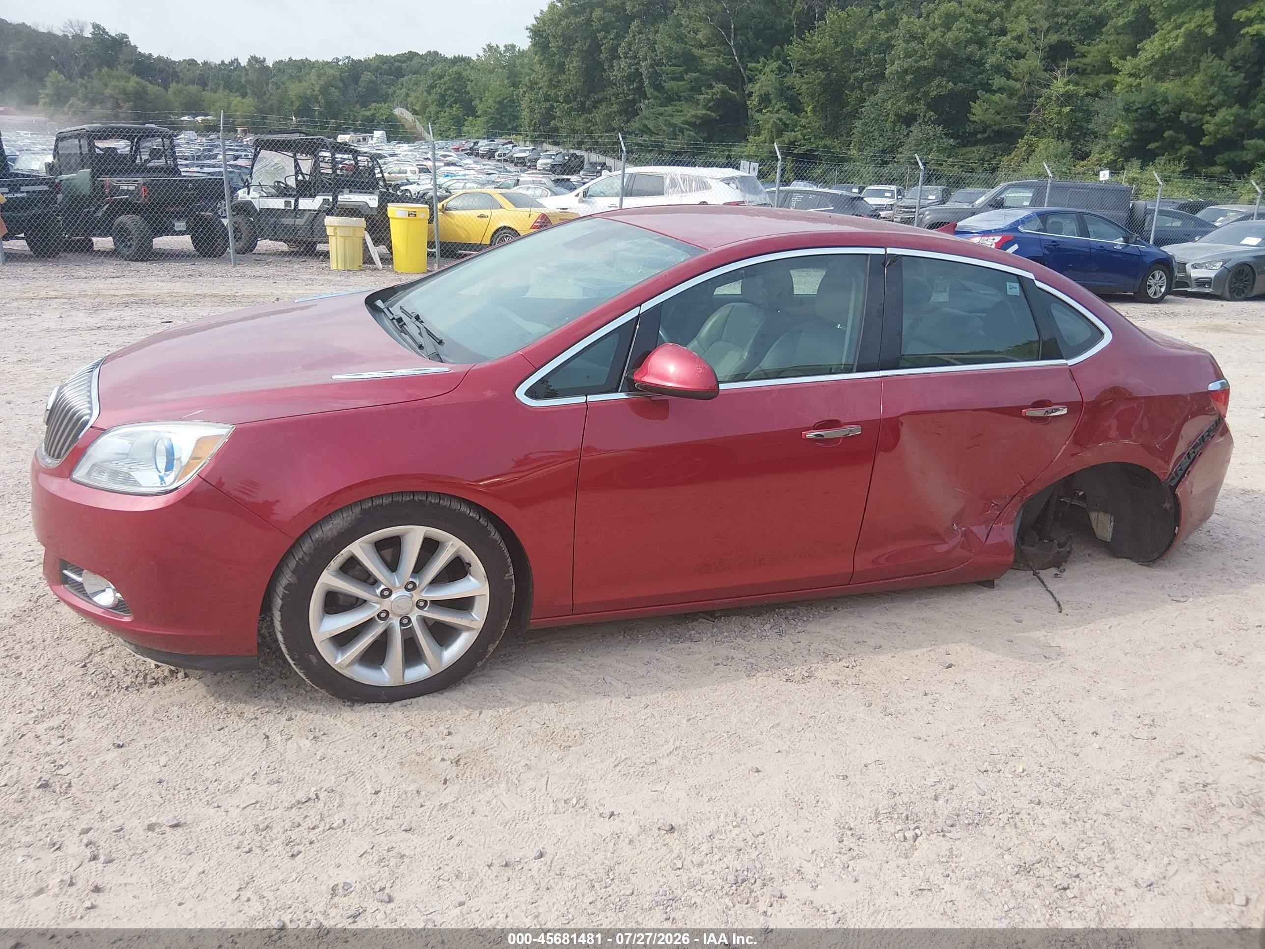 2013 Buick Verano Convenience Group Red vin: 1G4PR5SKXD4117286