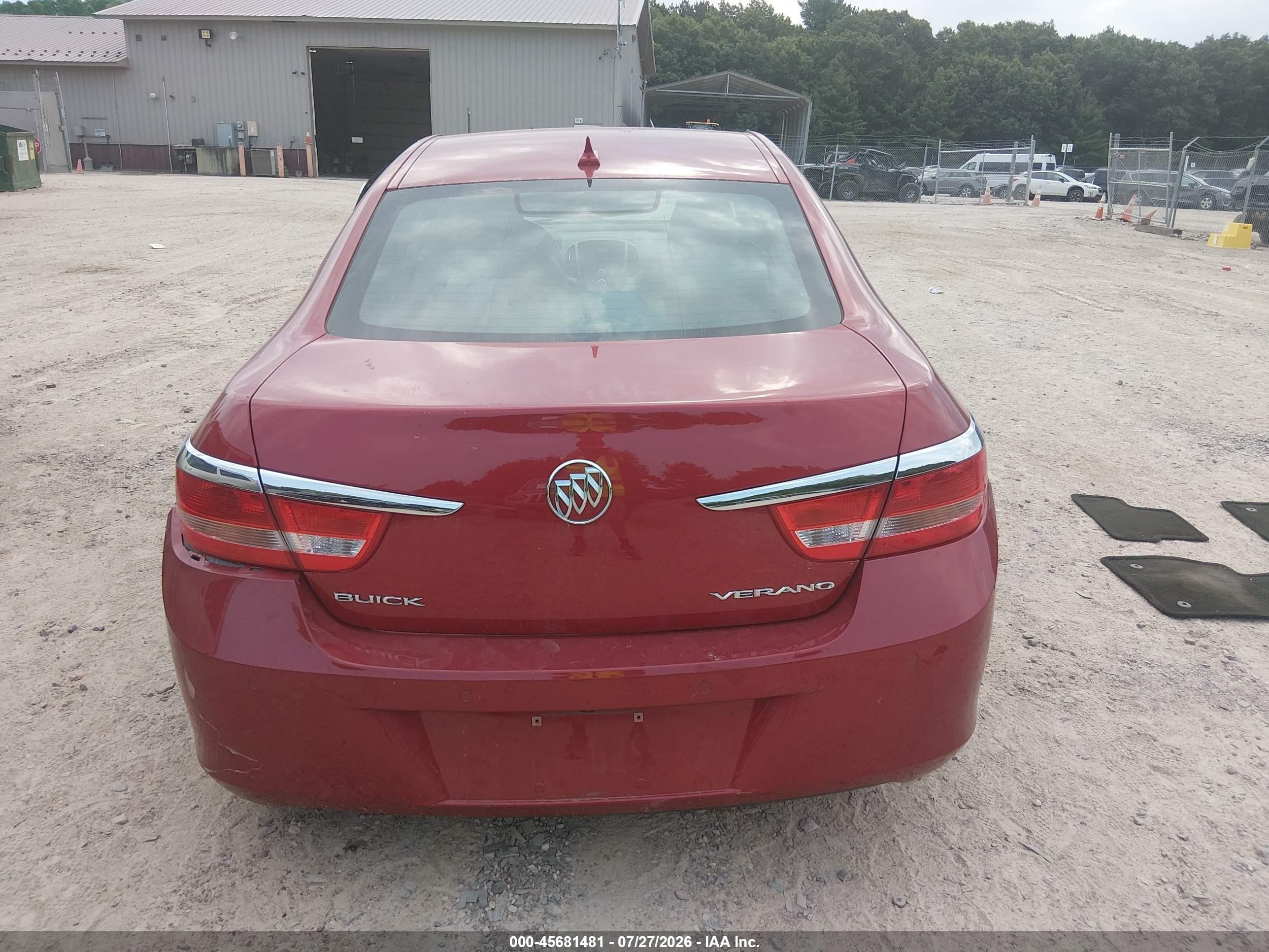 2013 Buick Verano Convenience Group Red vin: 1G4PR5SKXD4117286