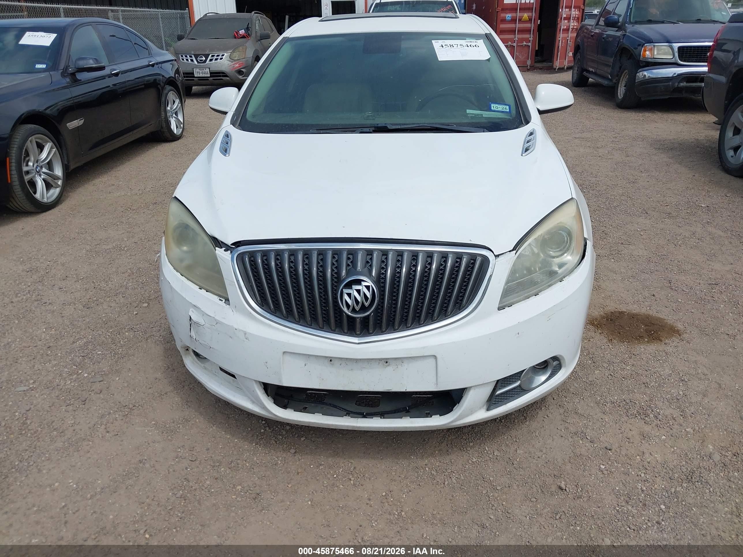2013 Buick Verano Convenience Group White vin: 1G4PR5SKXD4144598