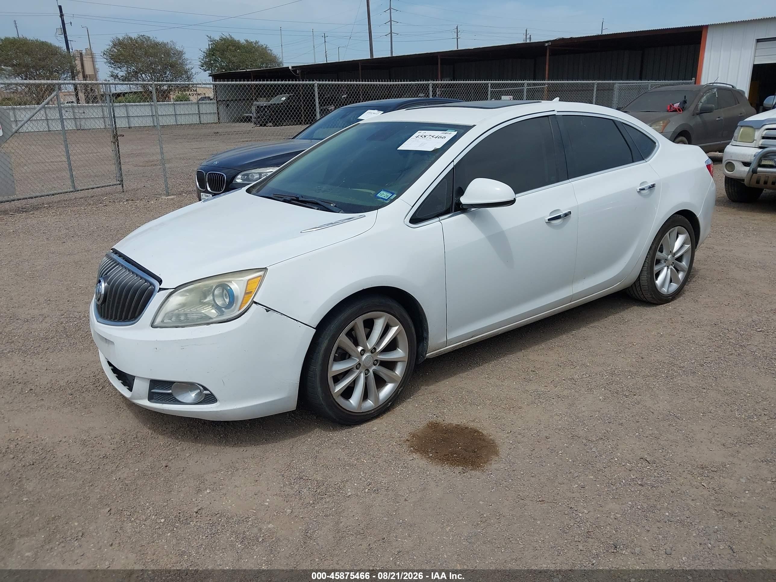 2013 Buick Verano Convenience Group White vin: 1G4PR5SKXD4144598