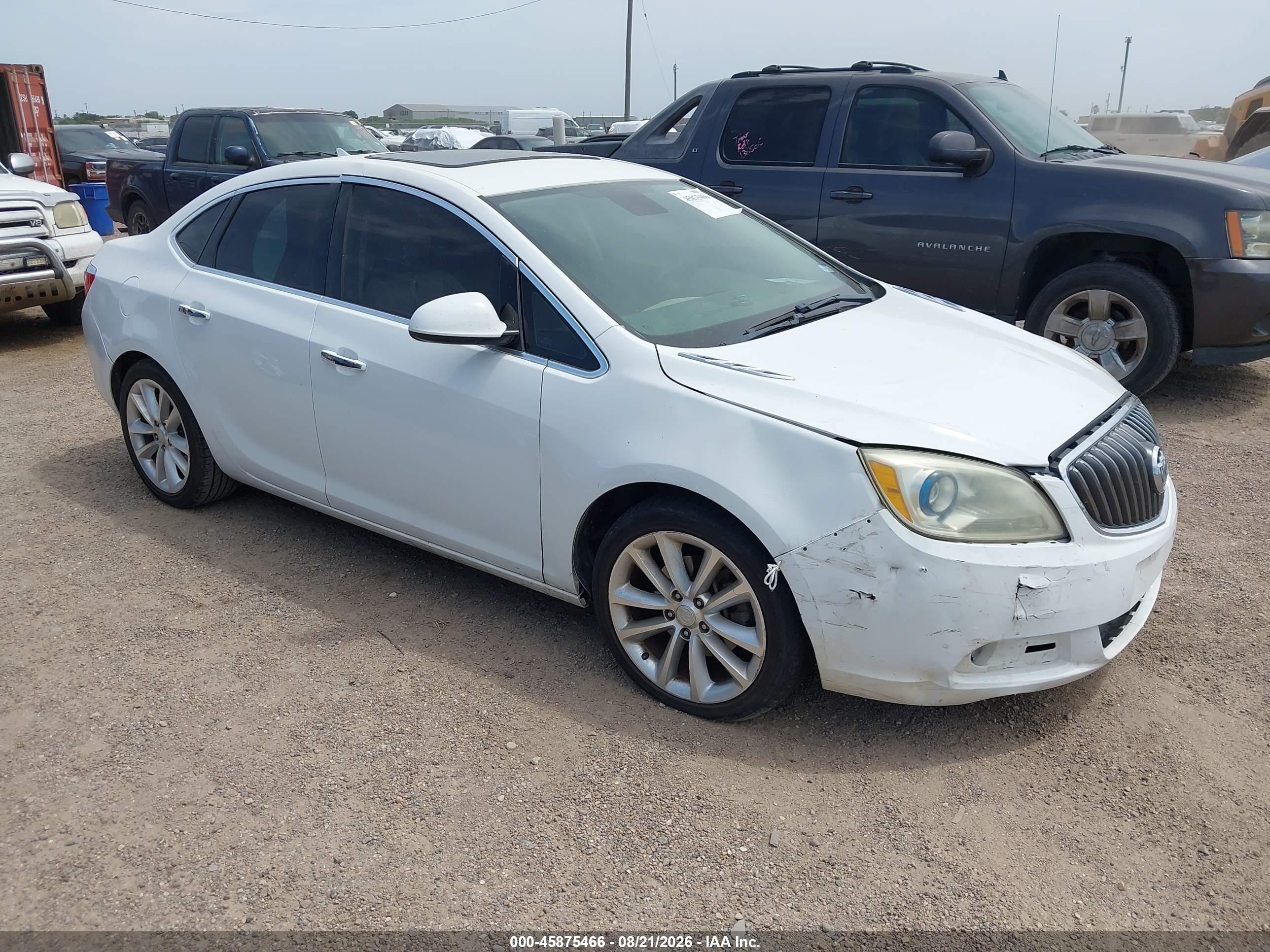 2013 Buick Verano Convenience Group White vin: 1G4PR5SKXD4144598