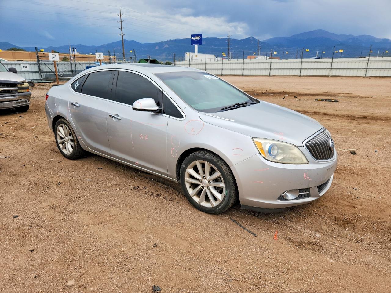 2013 Buick Verano Convenience Silver vin: 1G4PR5SKXD4196801