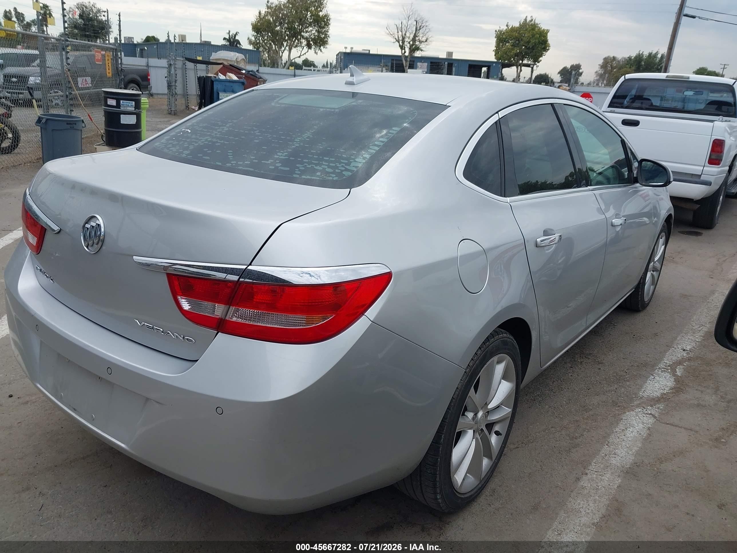 2014 Buick Verano Convenience Group Silver vin: 1G4PR5SKXE4117001
