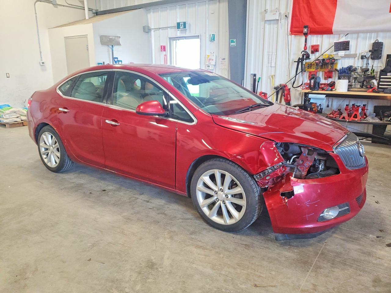 2014 Buick Verano Convenience Red vin: 1G4PR5SKXE4121811