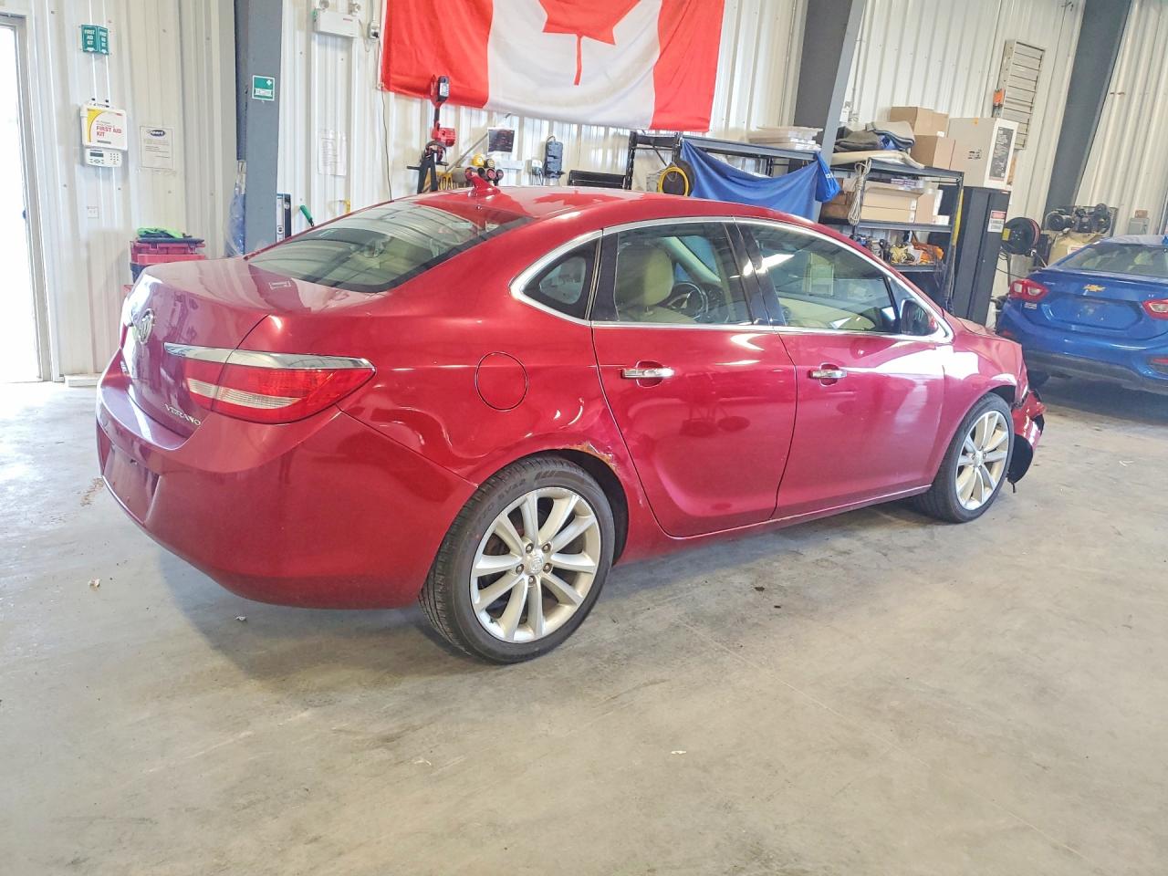 2014 Buick Verano Convenience Red vin: 1G4PR5SKXE4121811