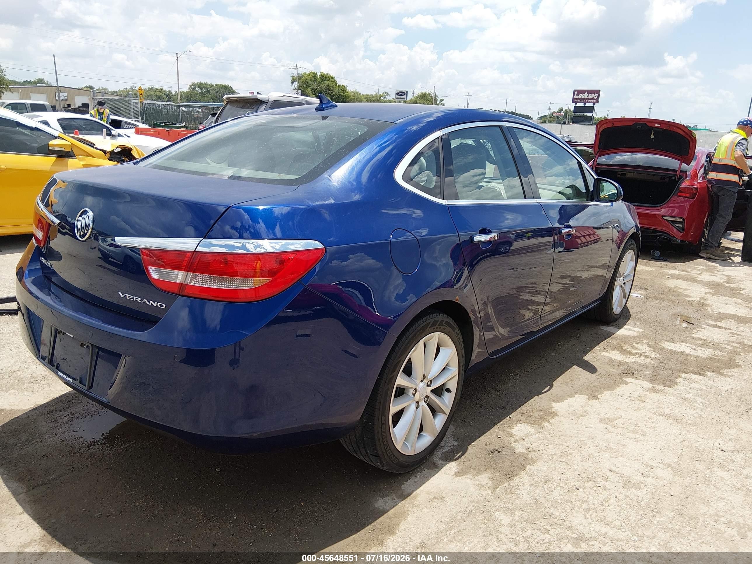 2014 Buick Verano Convenience Group Blue vin: 1G4PR5SKXE4143940