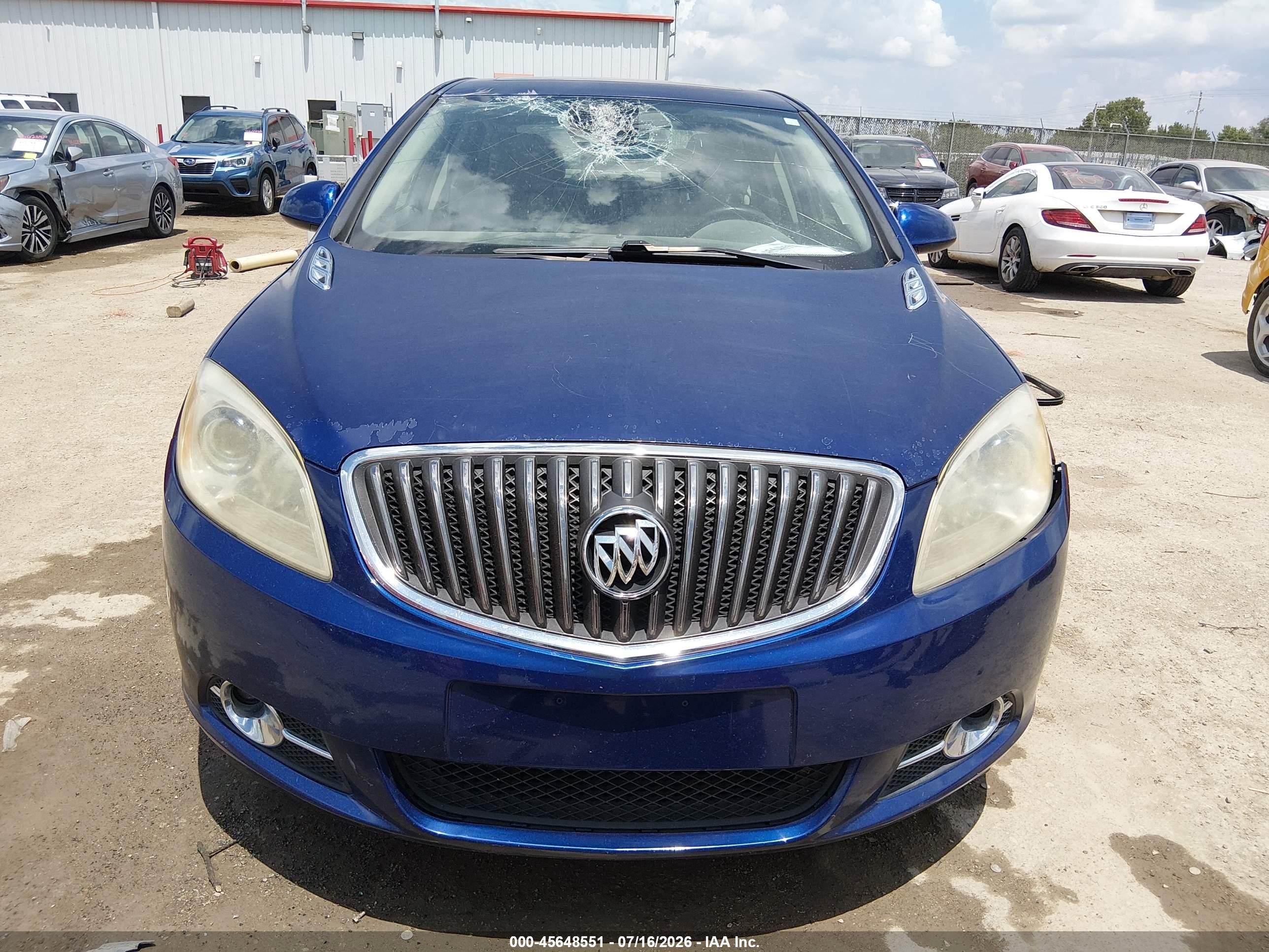 2014 Buick Verano Convenience Group Blue vin: 1G4PR5SKXE4143940
