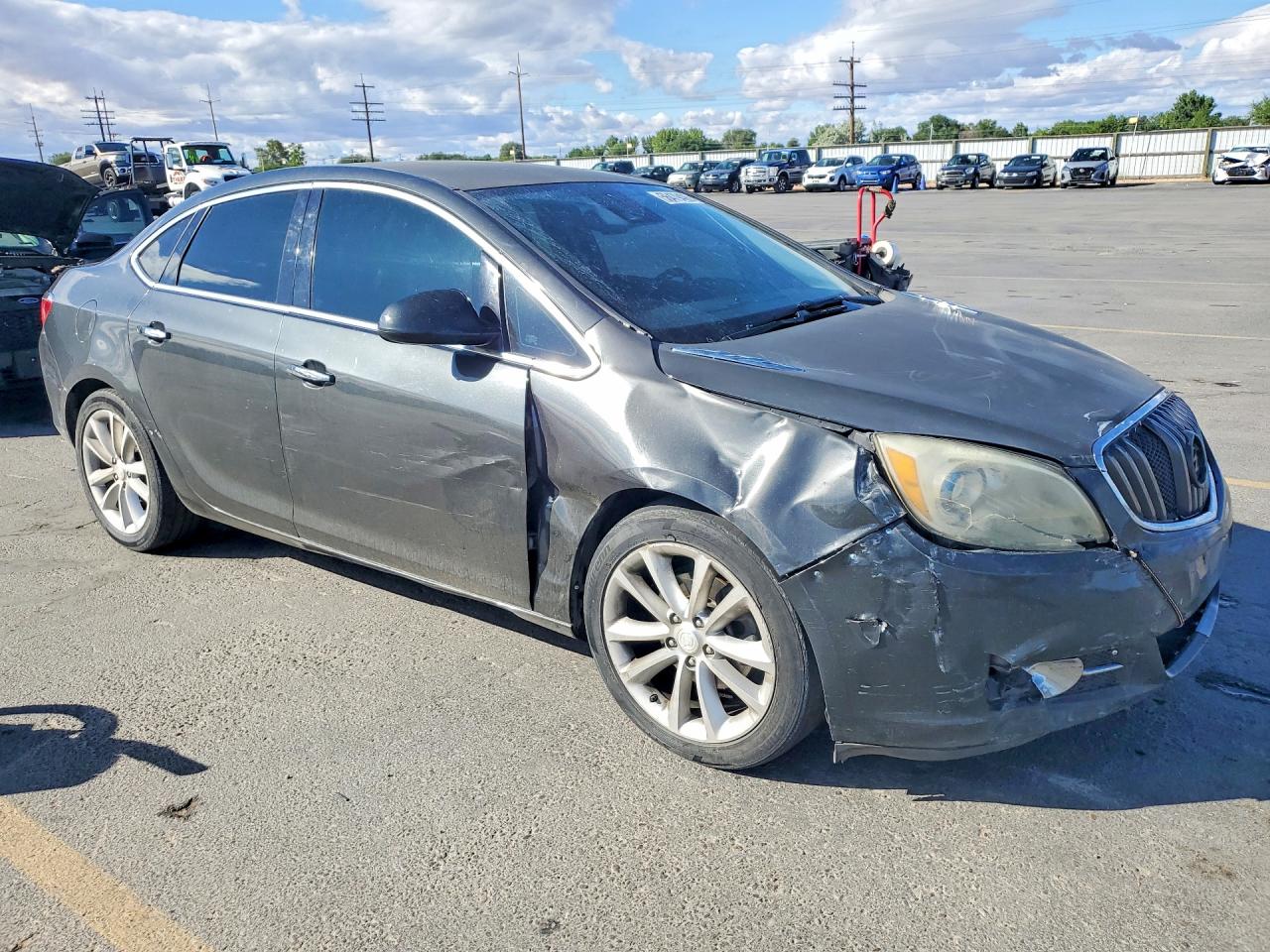 2014 Buick Verano Convenience Gray vin: 1G4PR5SKXE4150130