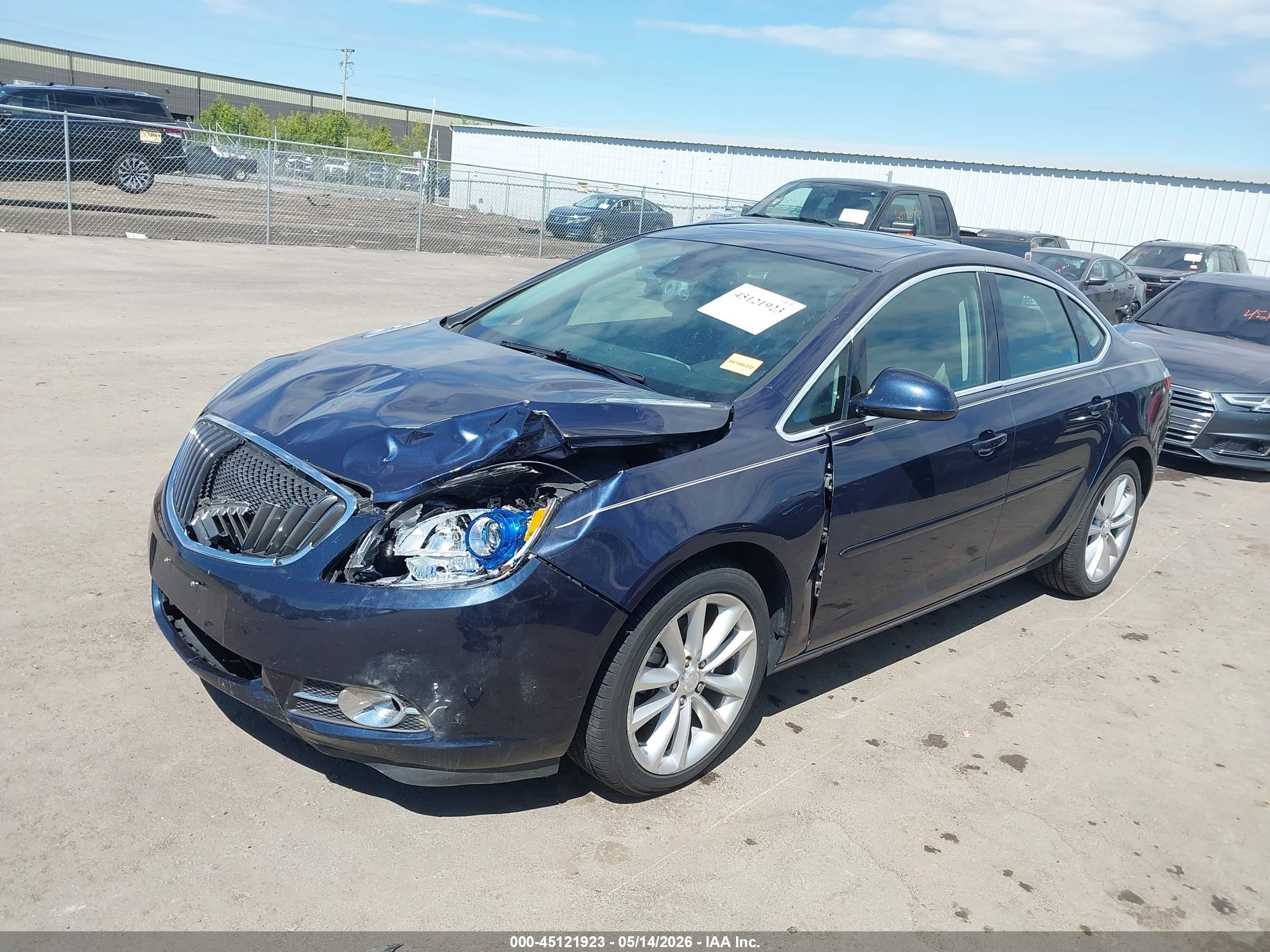 2015 Buick Verano Convenience Group Dark Blue vin: 1G4PR5SKXF4116349