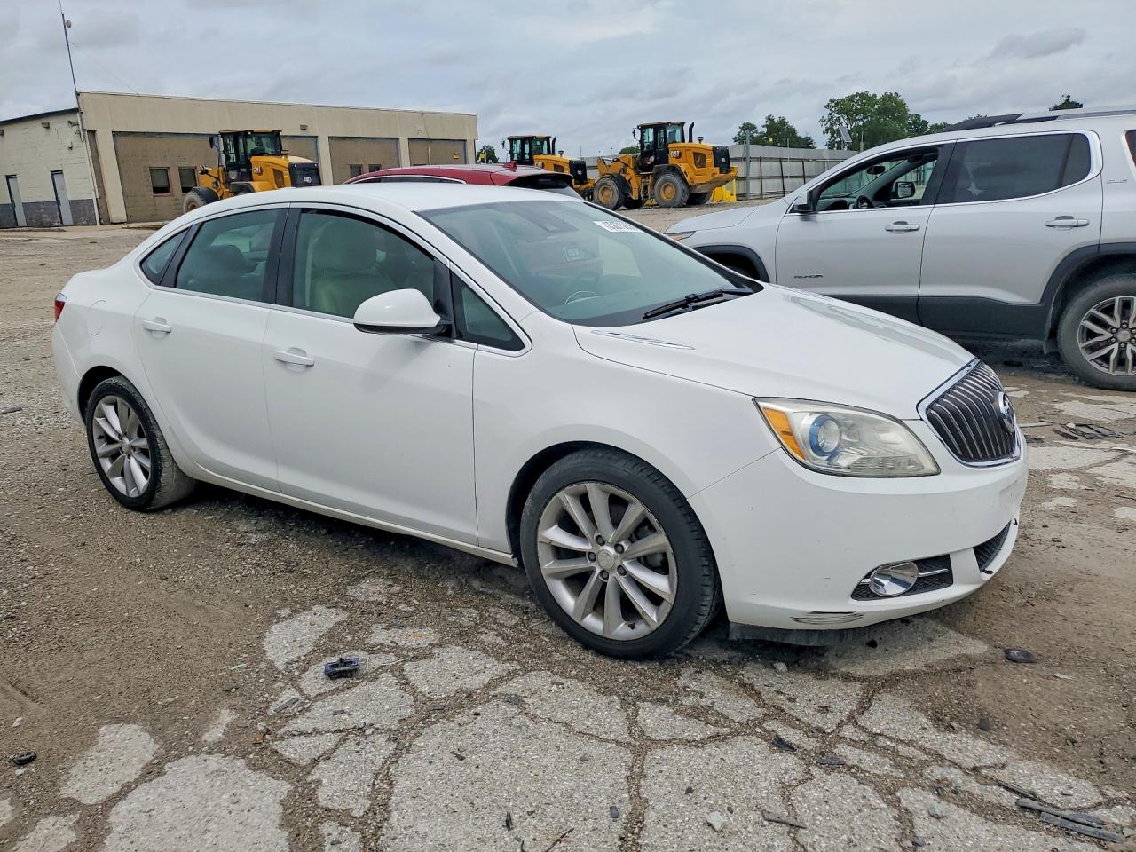 2015 Buick Verano Convenience White vin: 1G4PR5SKXF4124869
