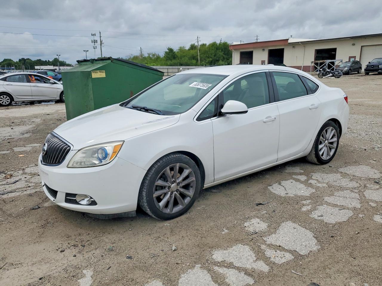 2015 Buick Verano Convenience White vin: 1G4PR5SKXF4124869